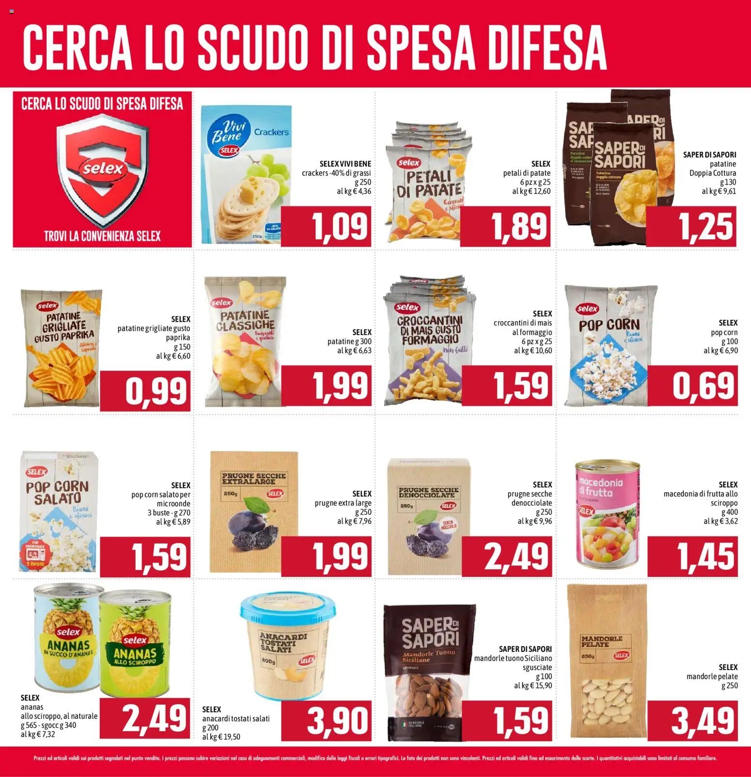 Volantino Emisfero del 01/05/2026 | Pagina: 10 | Prodotti: Microonde, Succo, Crackers, Pop corn