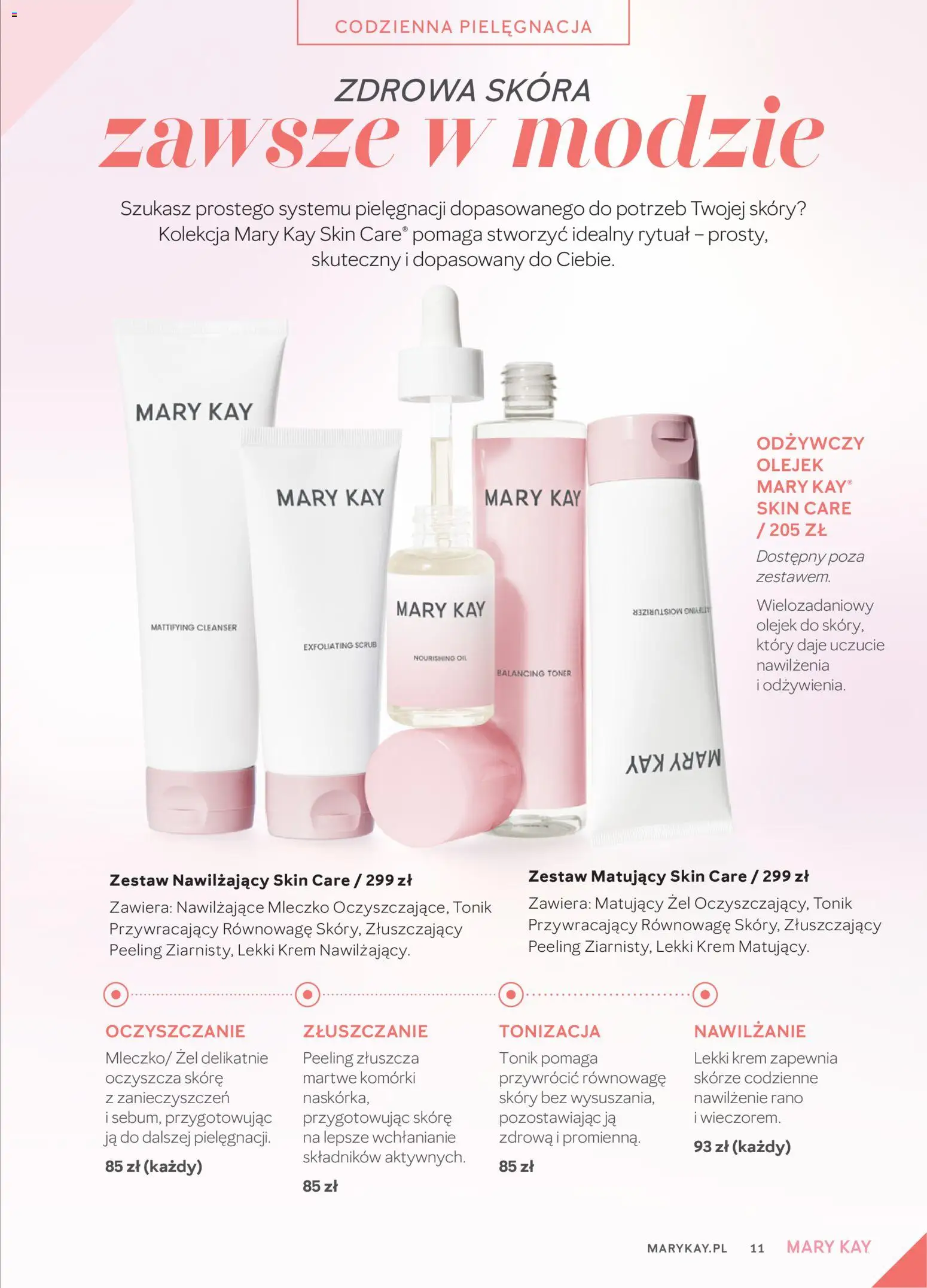 Mary Kay Katalog od 15.07.2026 | Strona: 11 | Produkty: Toner, Peeling, Krem, Tonik