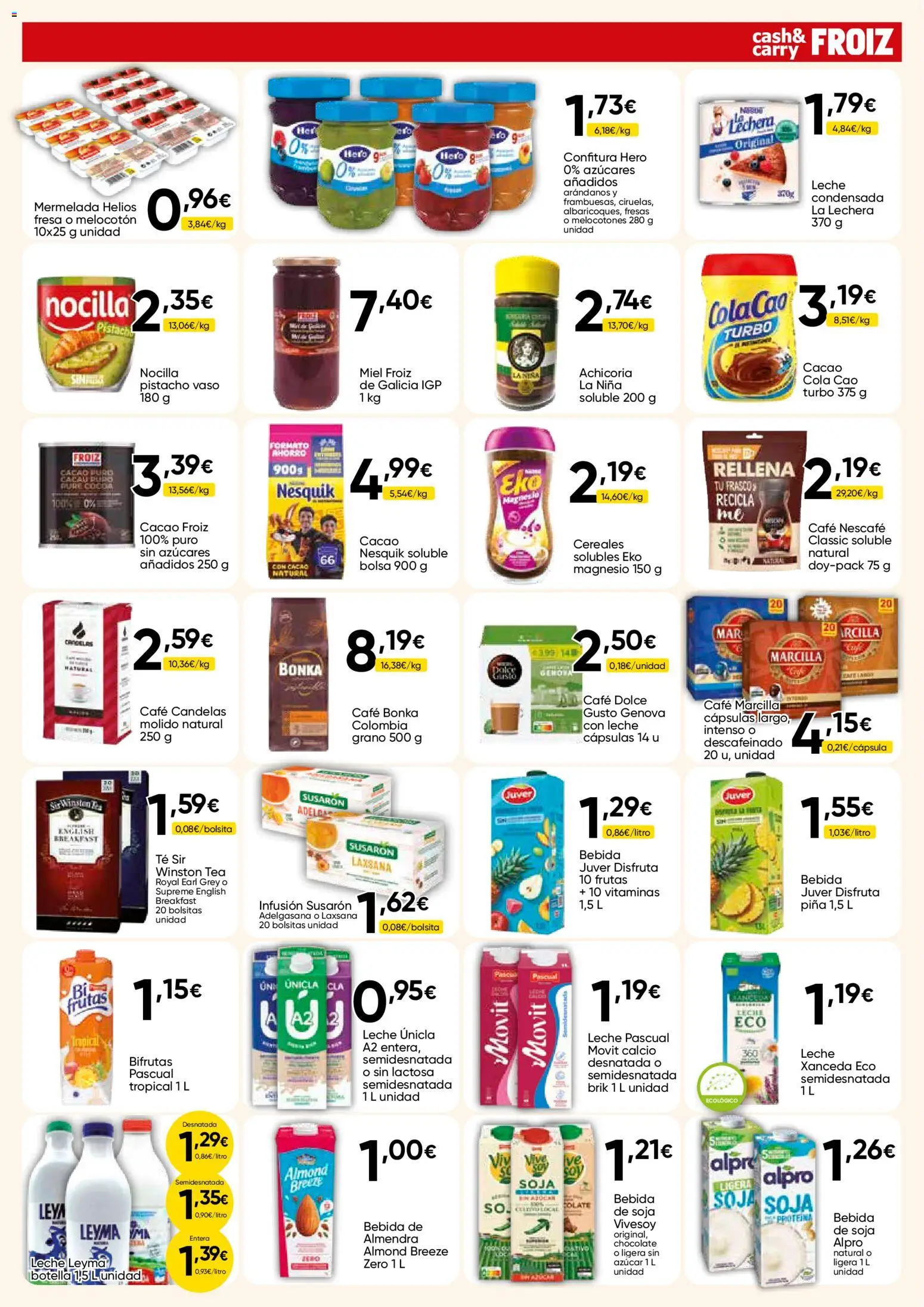 Froiz - Folleto Cash │ válido desde el 15/10/2026 | Página: 5 | Productos: Mermelada, Café, Piña, Cacao