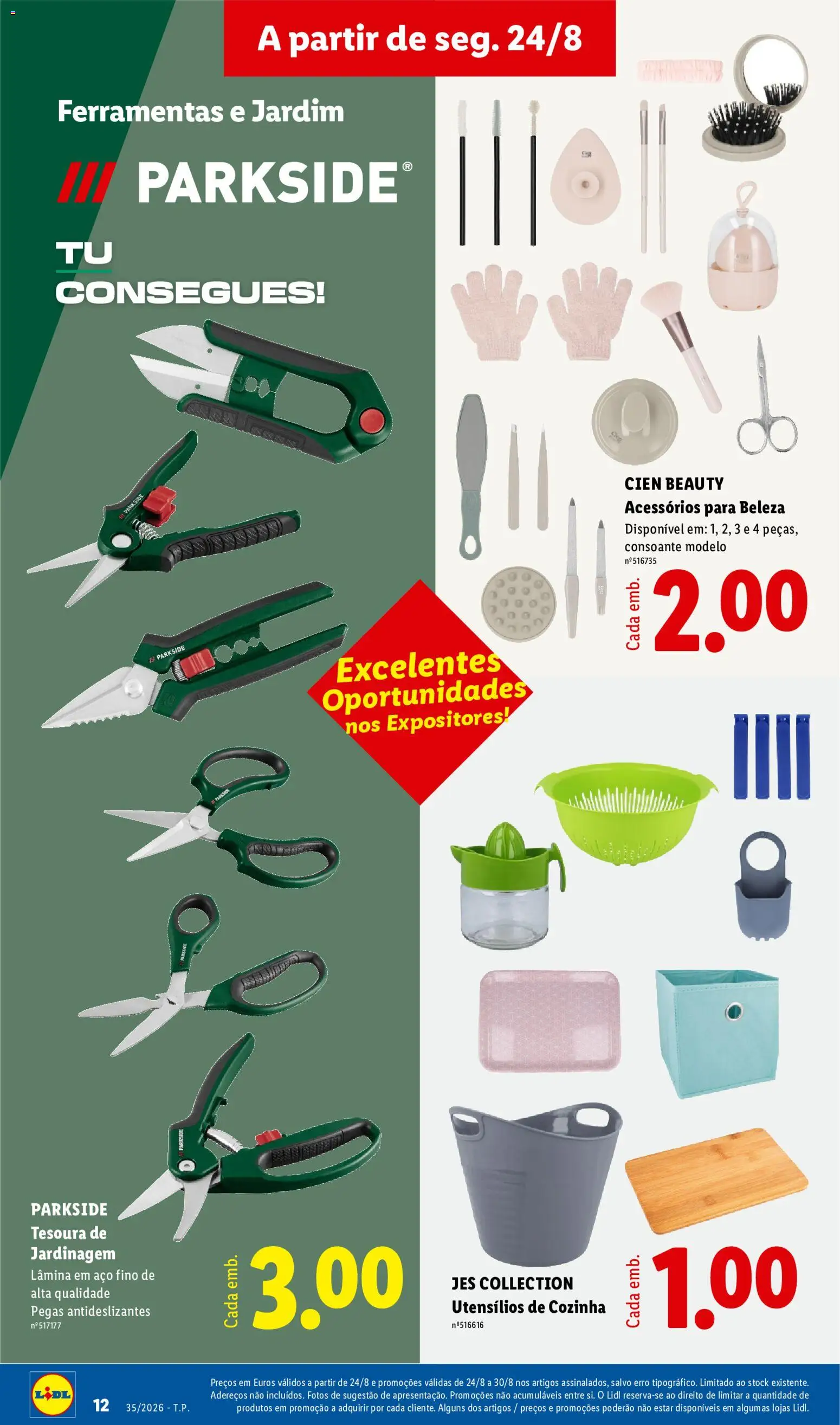 Lidl Novidades │ válido de 24/08/2026 | Página: 12 | Produtos: Ferramentas