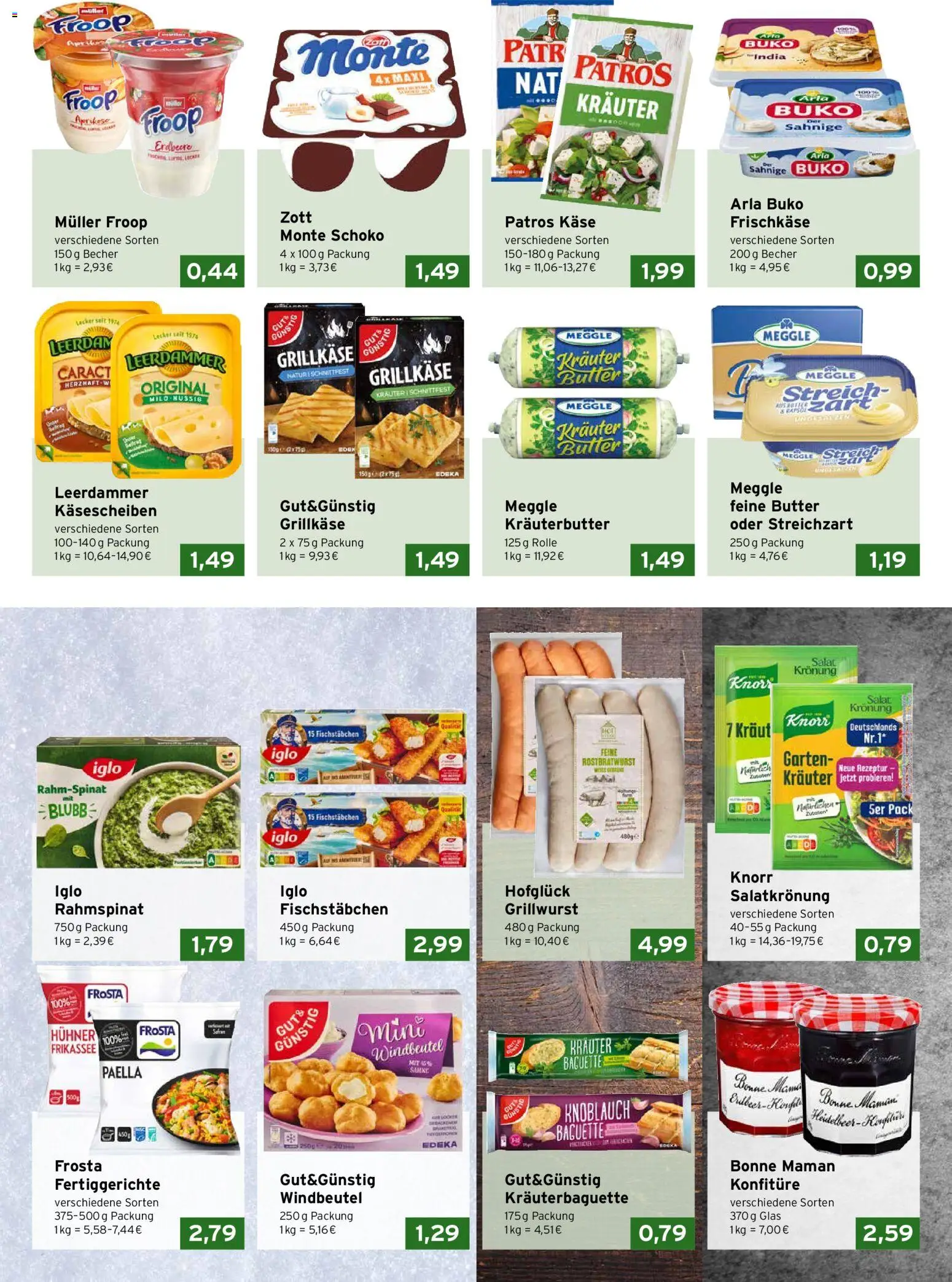 CAP Markt Prospekt – gültig ab 13.07.2026 | Seite: 2 | Produkte: Butter, Kräuterbutter, Fischstabchen, Frischkase
