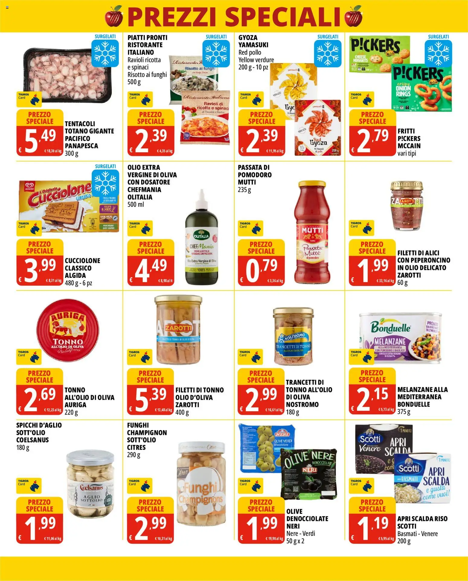Volantino Tigros del 13/10/2026 | Pagina: 3 | Prodotti: Pollo, Aglio, Basilico, Olio d'oliva