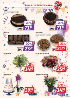 Ofertele Auchan valabile de la 12.08.2026 | Pagină: 21 | Produse: Trandafir, Orhidee, Amandină, Arahide