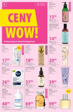 Pogląd oferty "Hebe gazetka" - ważna od 04.08.2026 | Strona: 2 | Produkty: Malina, Śliwki, Zapach, Woda toaletowa