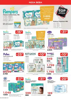 Aksa katalog - pregled Aksa kataloga - važi od 01.08.2026 | Strana: 8 | Proizvode: Pampers, Vlažne maramice, Pelene