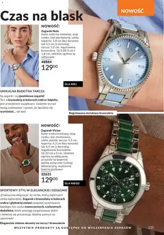 Pogląd oferty "Avon Katalog 5 2026" - ważna od 01.05.2026 | Strona: 125 | Produkty: Zegarek, Bateria