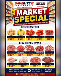 Saverite specials catalogue – valid from 28/08/2026
