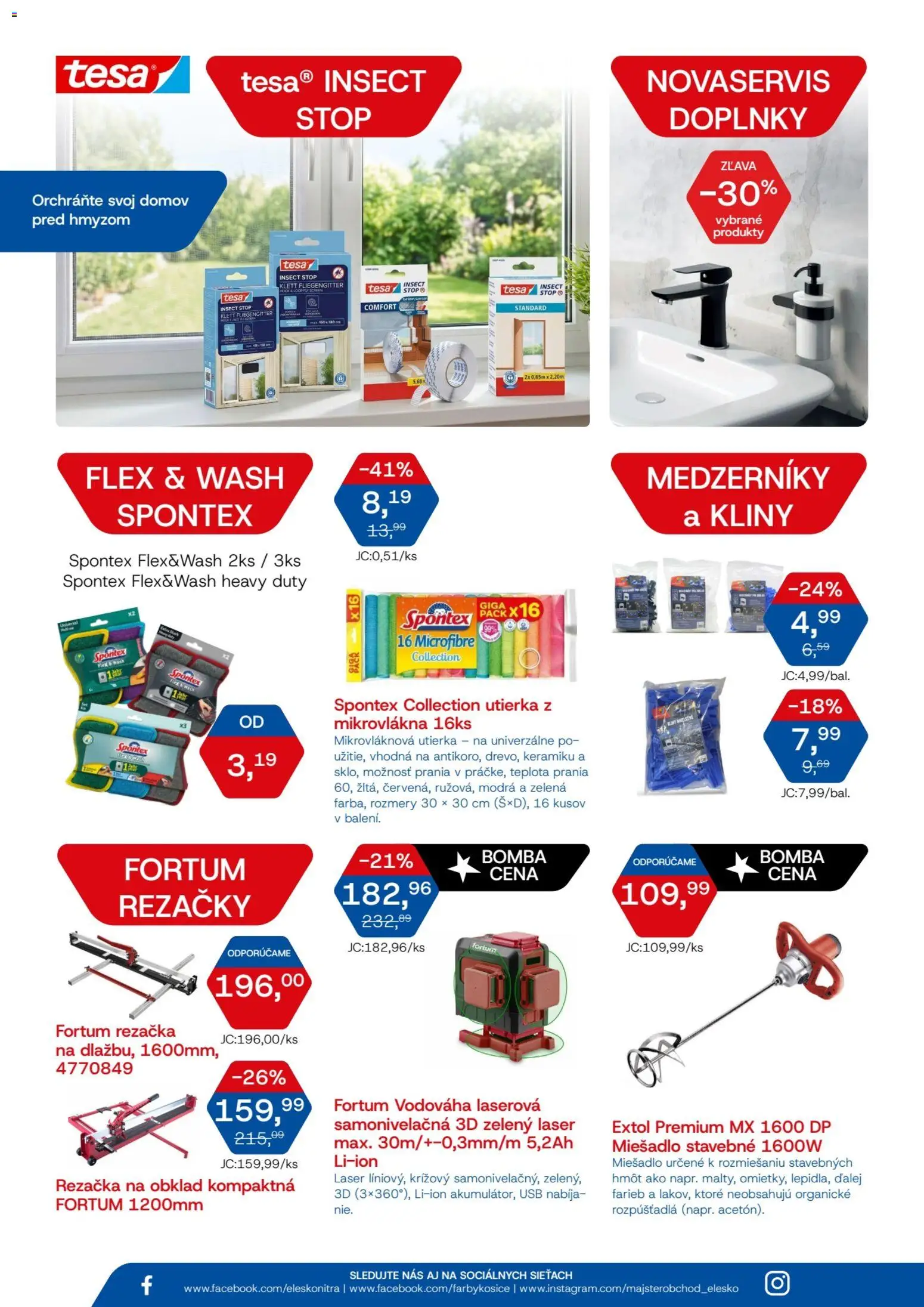 Nové L&Š akcie – leták je platný od 01.06.2026 | Strana: 2 | Produkty: Laser, Rezačka, Obklad