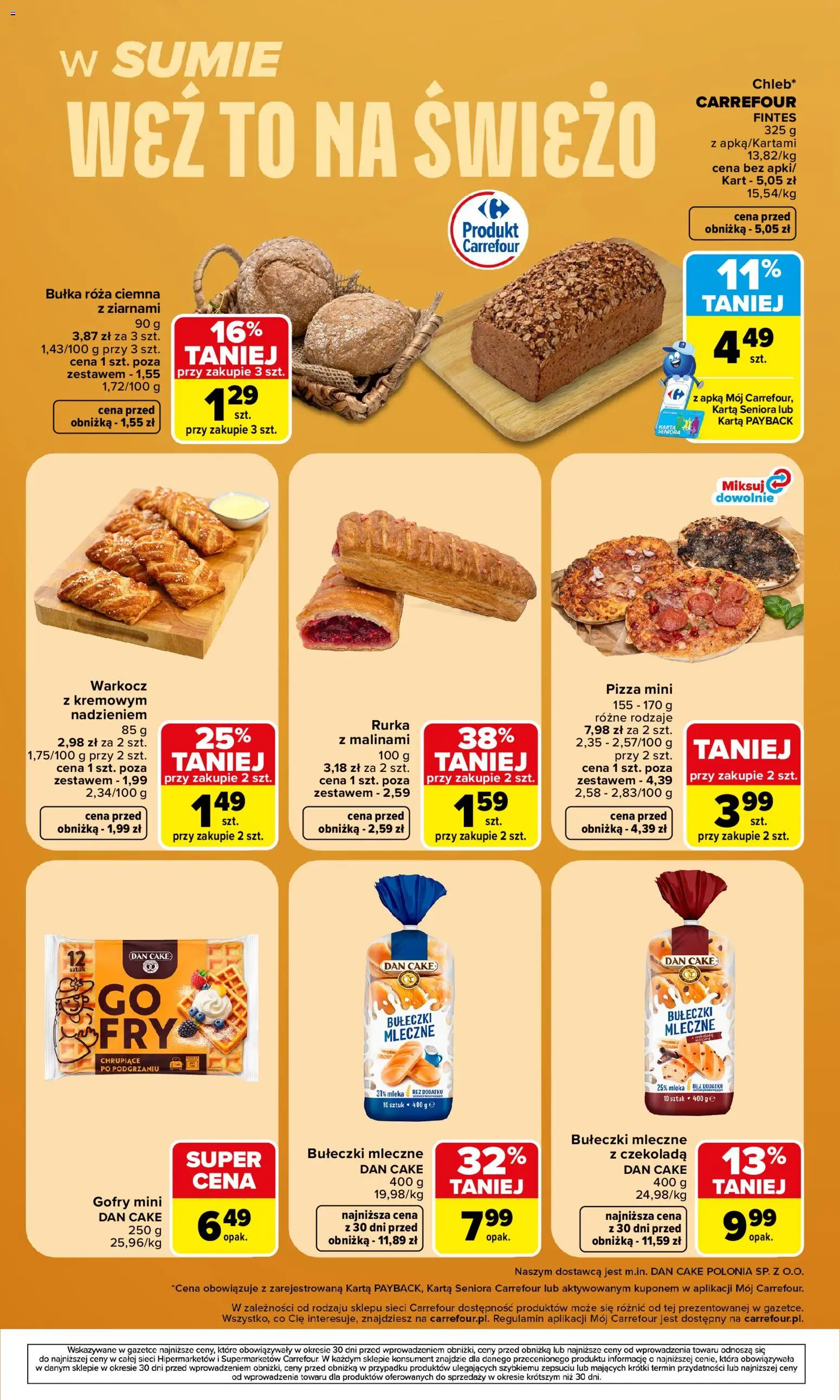 Carrefour gazetka - Weź to na świeżo od 06.07.2026 | Strona: 6 | Produkty: Mleka, Bułka, Czekolada, Pizza