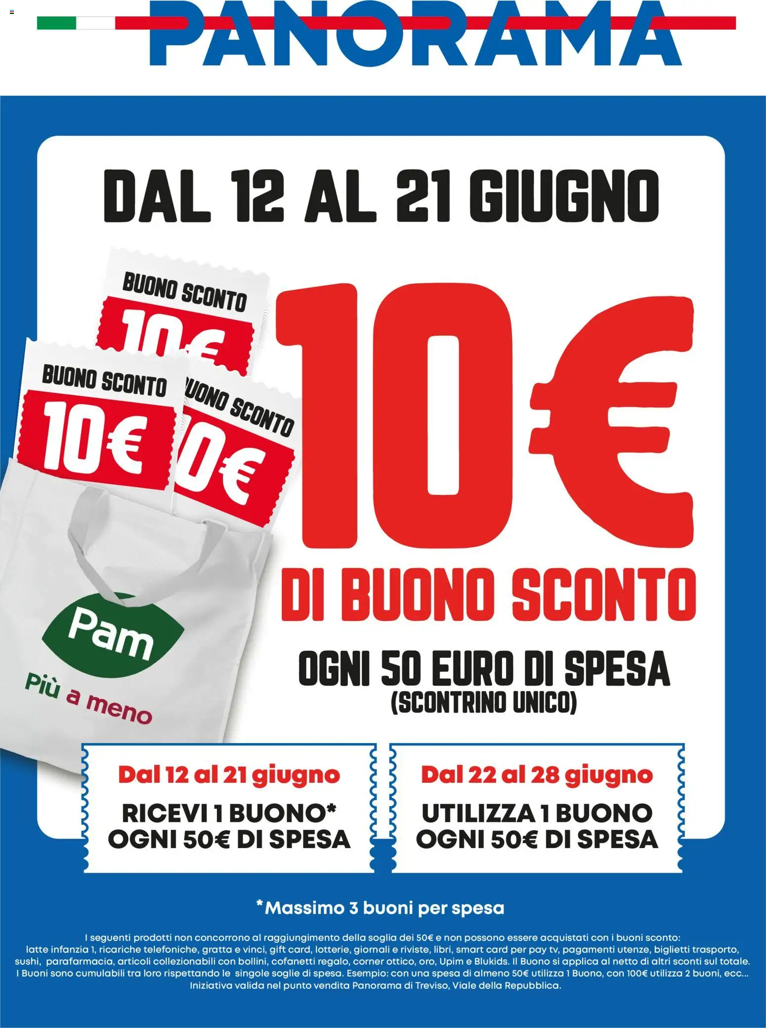 Volantino Panorama del 12.06.2026 | Pagina: 1 | Prodotti: Latte