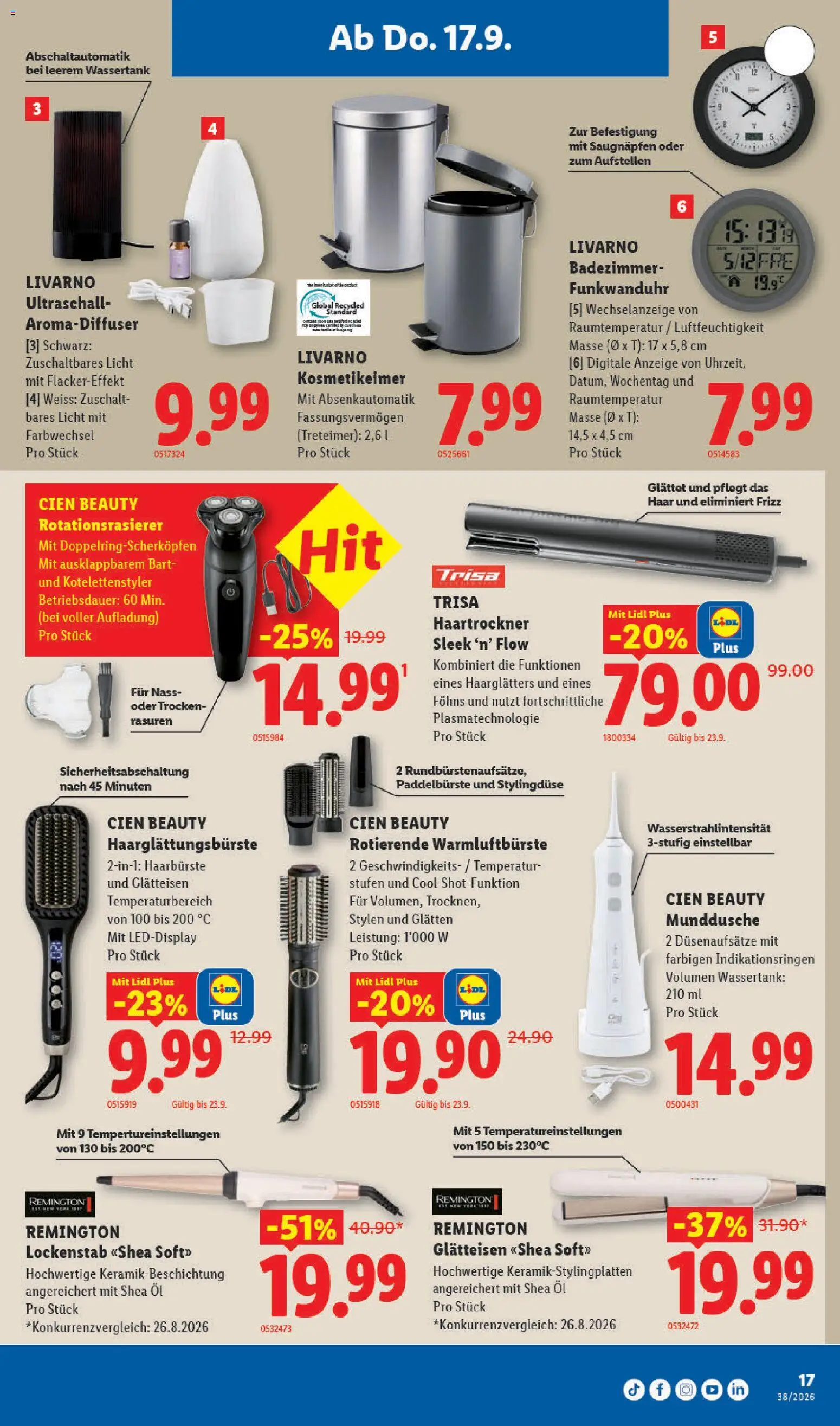 Lidl aktionen – gültig ab 17.09.2026 | Seite: 17