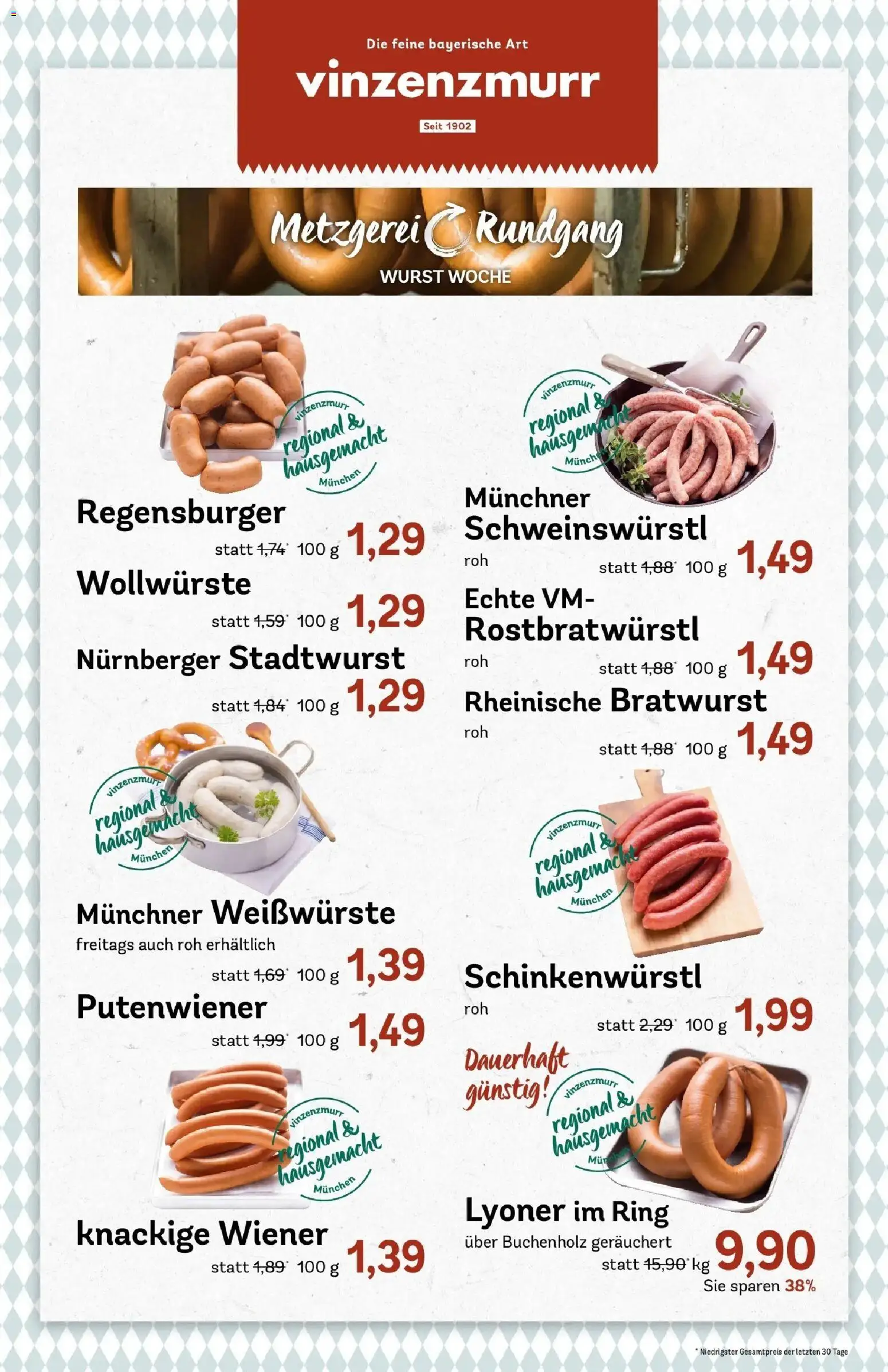 Rewe Prospekt München – gültig ab 06.07.2026 | Seite: 9 | Produkte: Bratwurst, Wurst