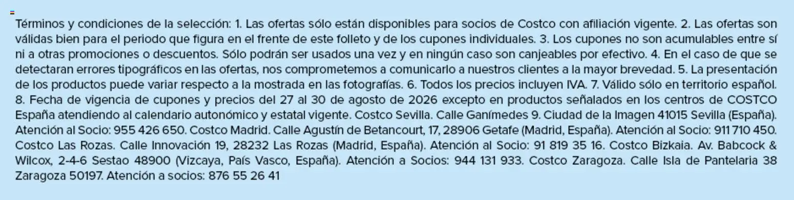 Costco 4 días de descuentos │ válido desde el 27/08/2026 | Página: 3