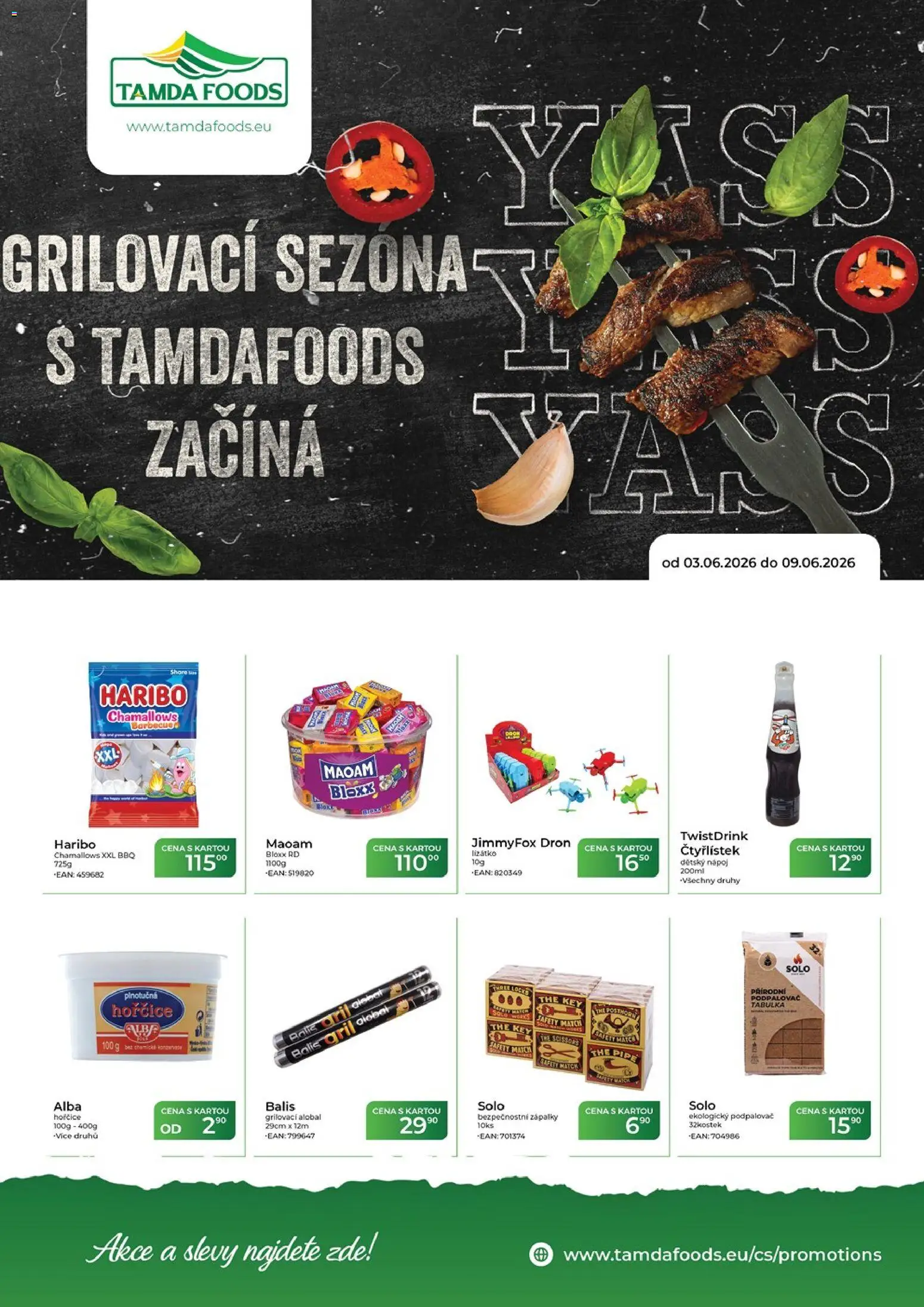 Tamda Foods leták od 03.06.2026 | Strana: 1