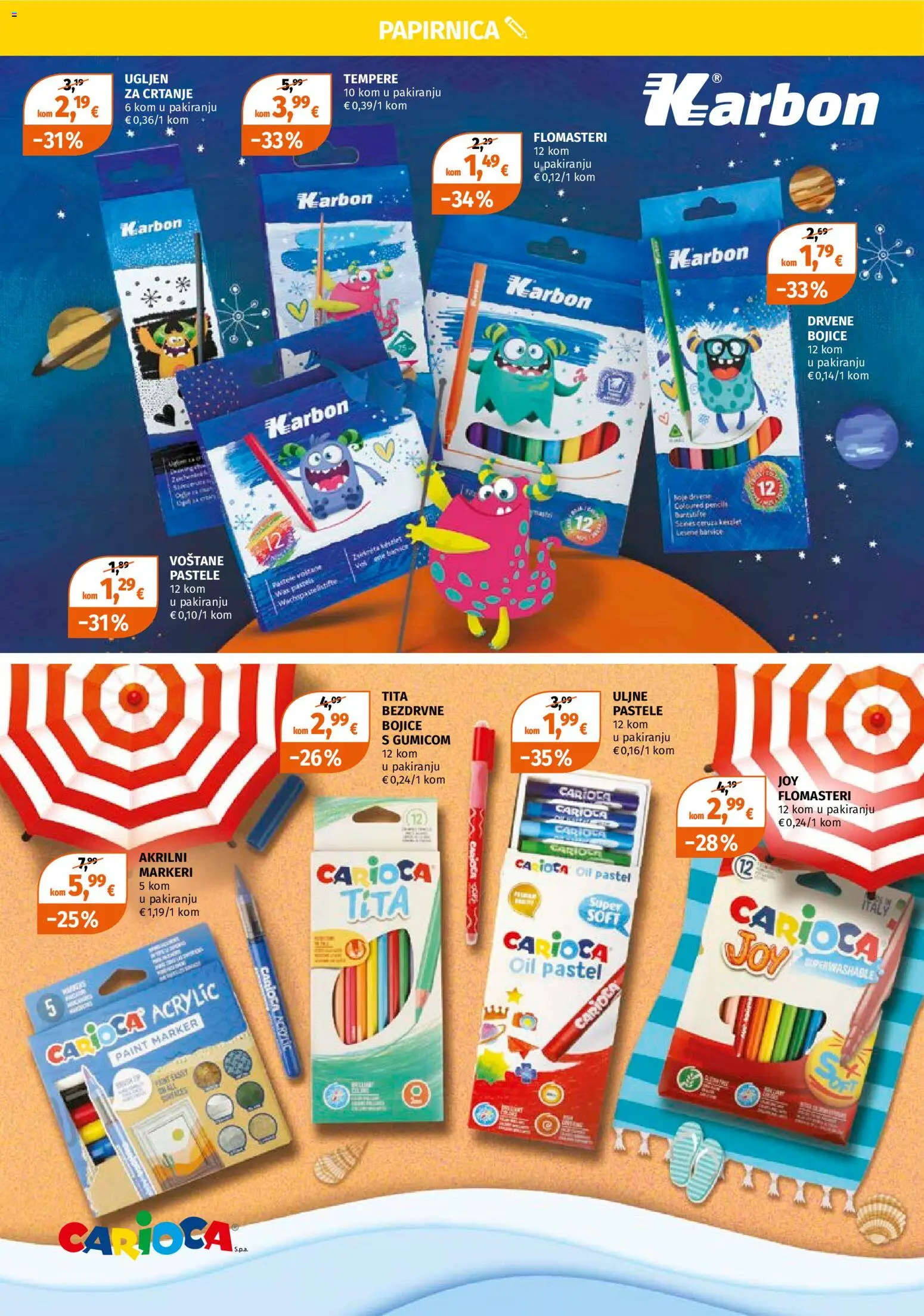 Müller katalog | vrijedi od 27.07.2026 | Stranica: 5 | Proizvodi: Drvene bojice, Tempere, Flomasteri