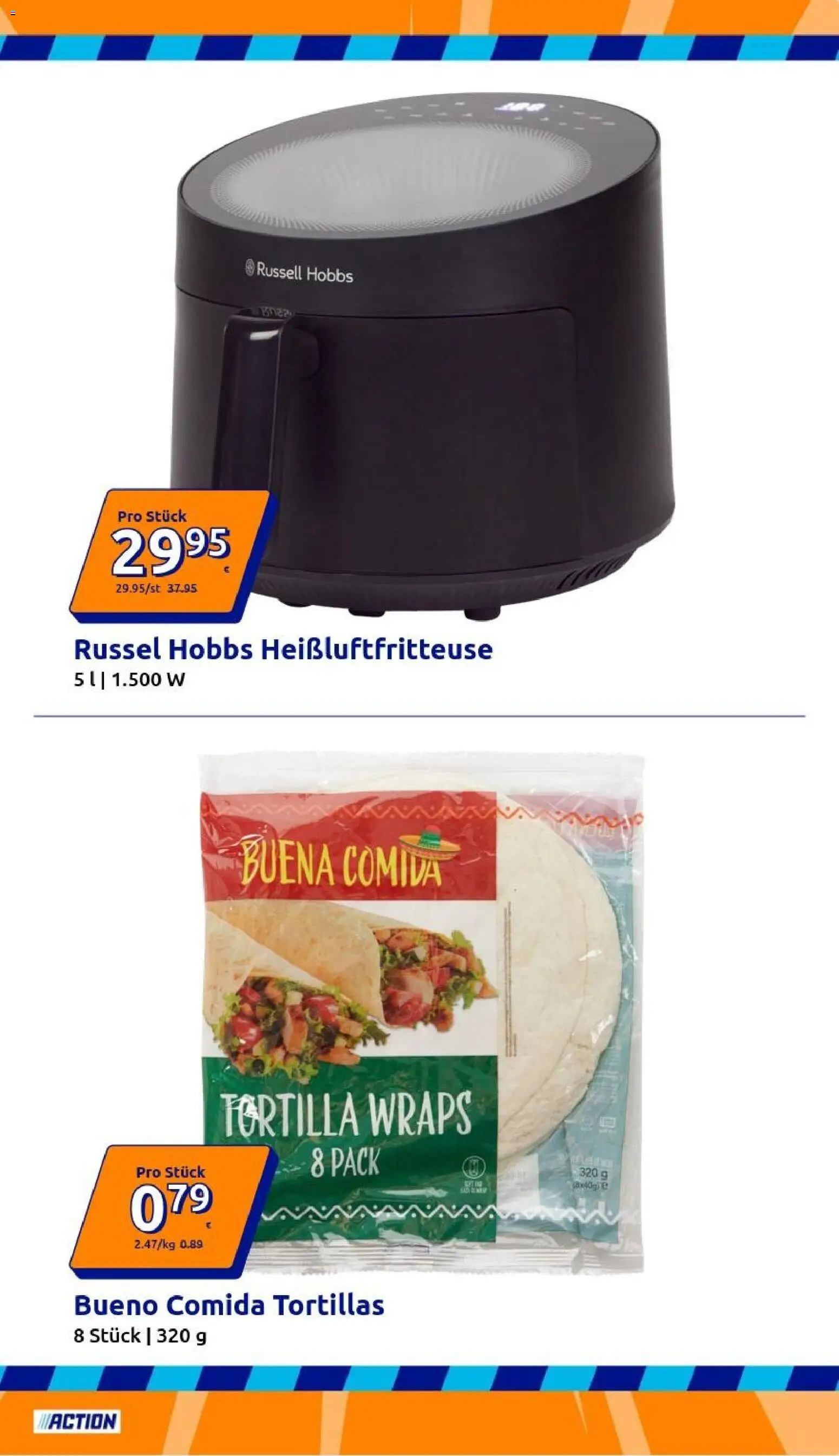 Action Prospekt – gültig ab 23.09.2026 | Seite: 19 | Produkte: Tortillas, Heißluftfritteuse