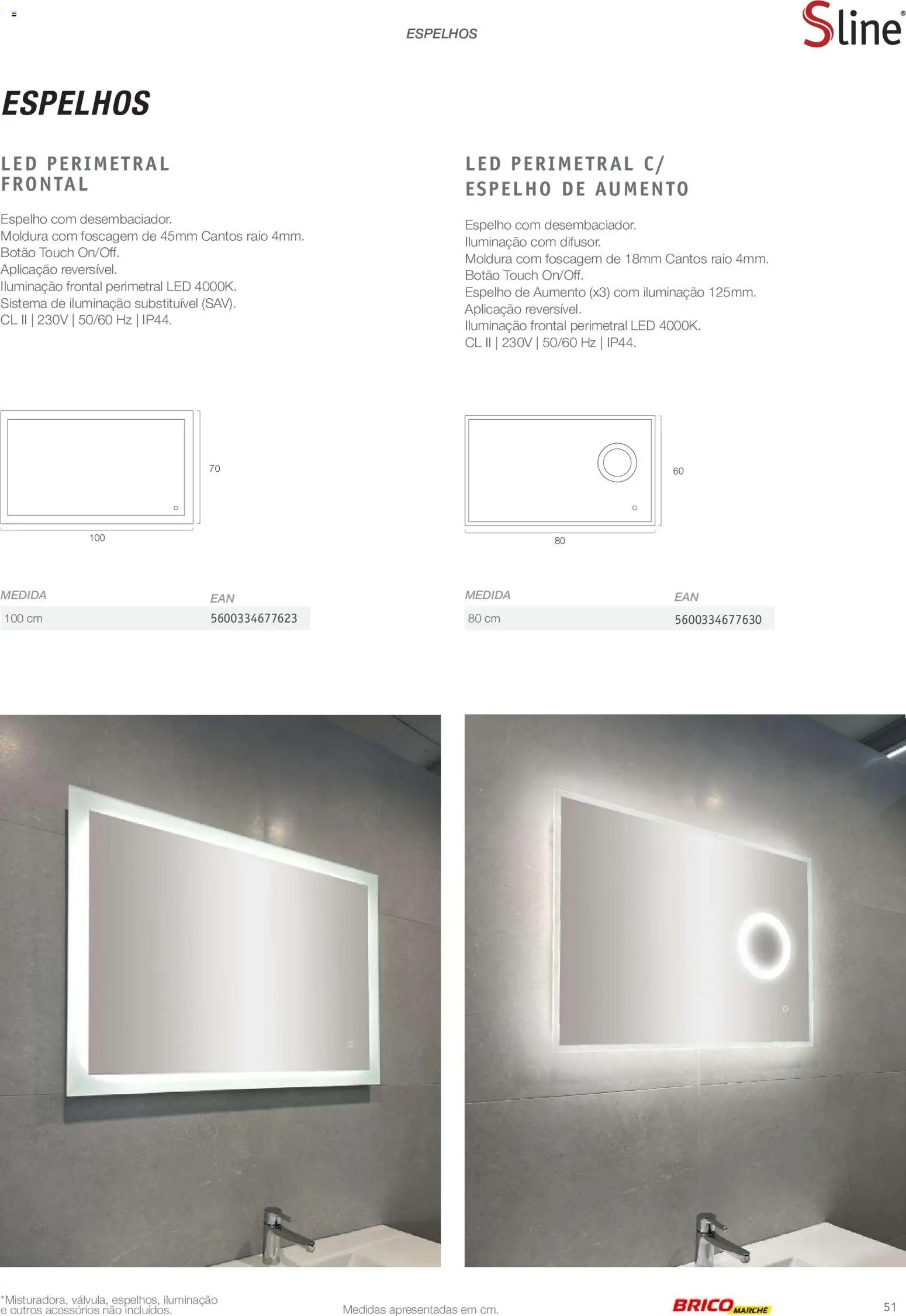 BricoMarché Catálogo de Inspiração Banho │ válido de 15.06.2026 | Página: 51 | Produtos: Moldura, Espelho