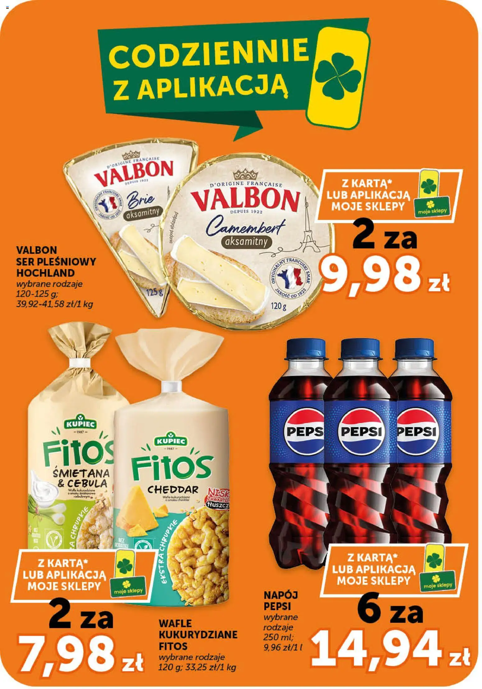 Groszek gazetka od 28.05.2026 | Strona: 16 | Produkty: Pepsi, Camembert, Ser, Cheddar
