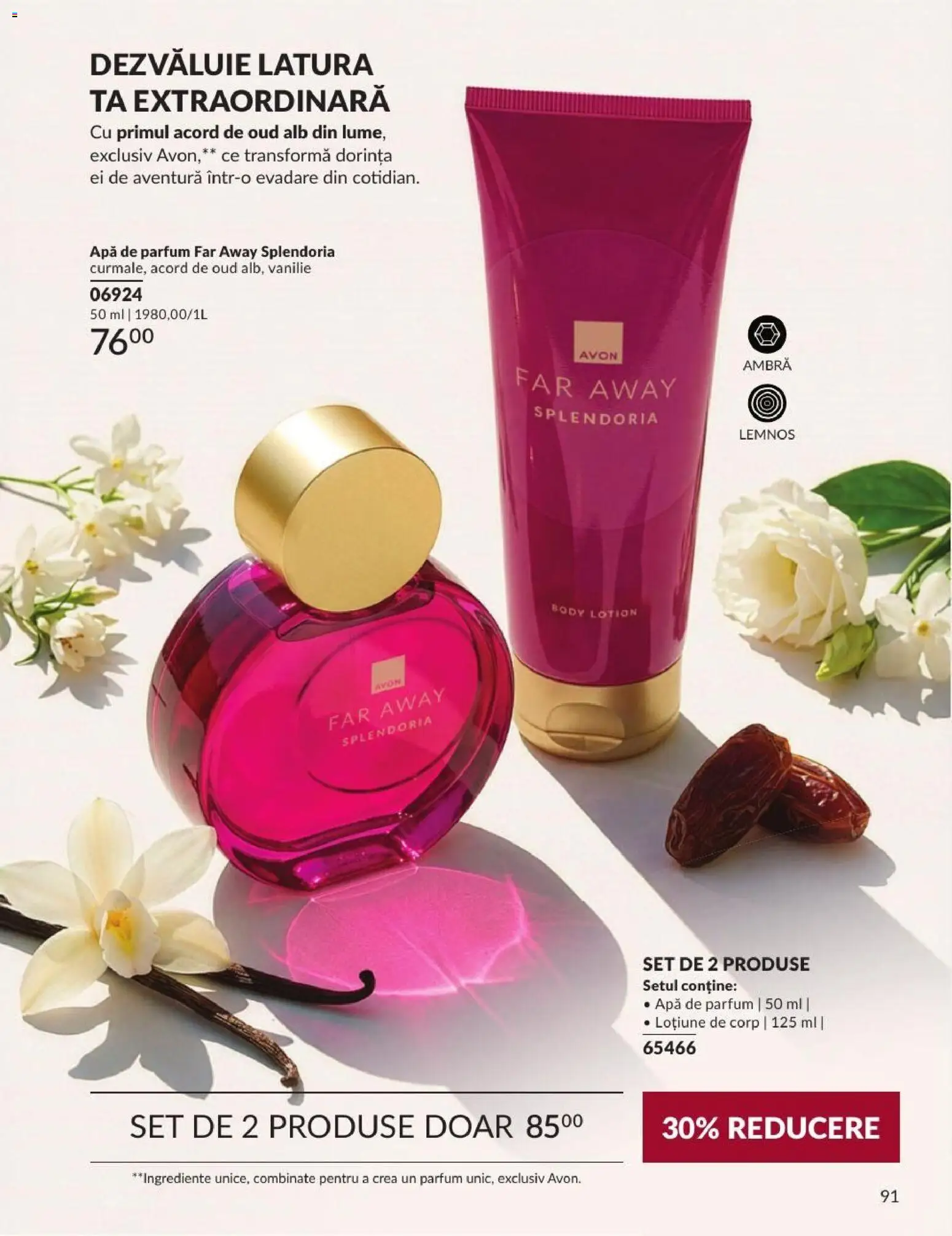 Noul catalog Avon – valabil de la 01.09.2026 | Pagină: 91 | Produse: Body, Parfum, Lotiune de Corp, Apă