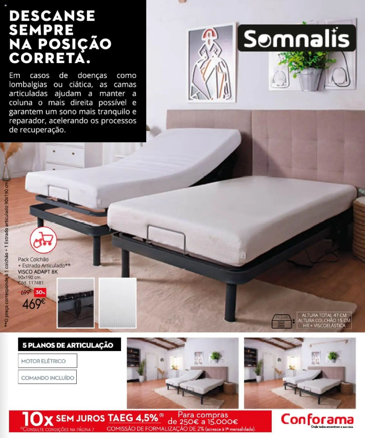 Conforama Camitis │ válido de 06/08/2026 | Página: 73 | Produtos: Colchão