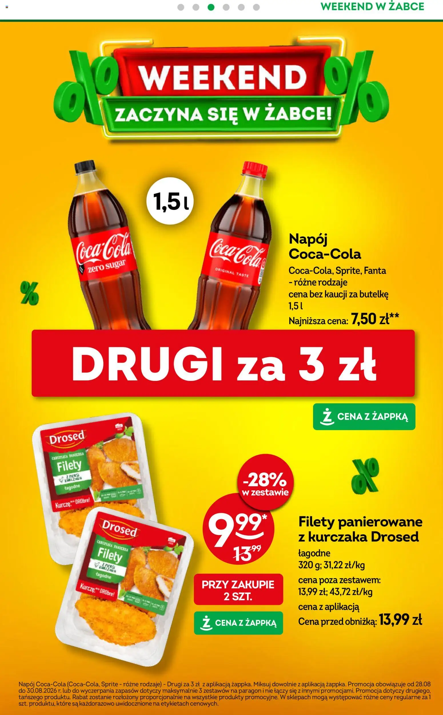 Żabka gazetka - Weekendowe promocje od 28.08.2026 | Strona: 4 | Produkty: Sprite, Fanta