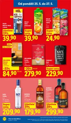 Náhled letáku BOŽKOV Tradiční, 0,7 l, alk. 33% obj., 1 l = 257 Kč od 25.05.2026 | Strana: 28