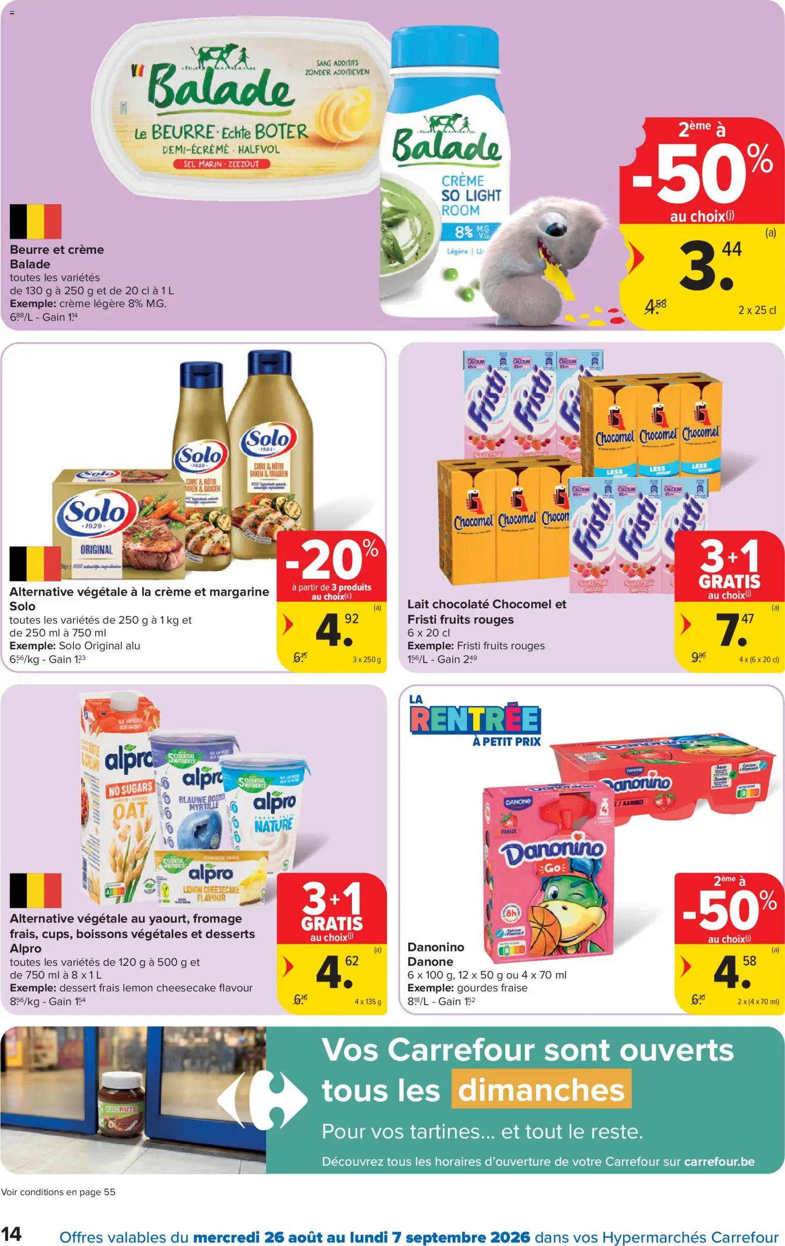 {H1} | Pagina: 14 | Producten: Dessert, Aardbei, Crème, Boter