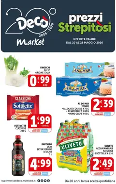 Anteprima del volantino Decò volantino Market Puglia valido a partire dal 20.05.2026