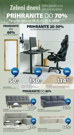 JYSK katalog akcije – veljaven od 13.05.2026 | Stran: 10 | Izdelki: Pisalna miza, Miza, Stol, Ogledalo