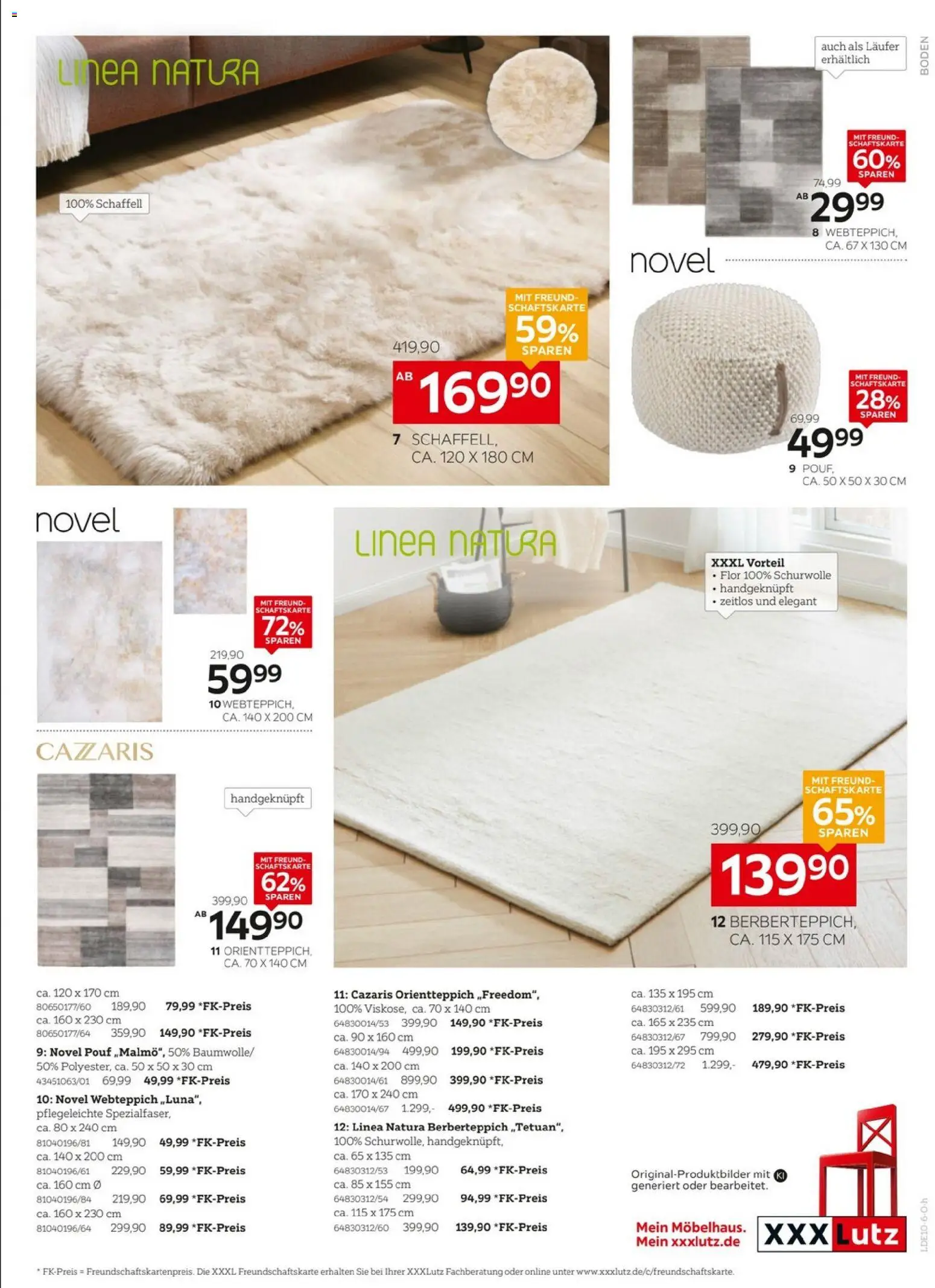 XXXLutz Wohnaccessoires – gültig ab 26.09.2026 | Seite: 5 | Produkte: Pouf, Orientteppich