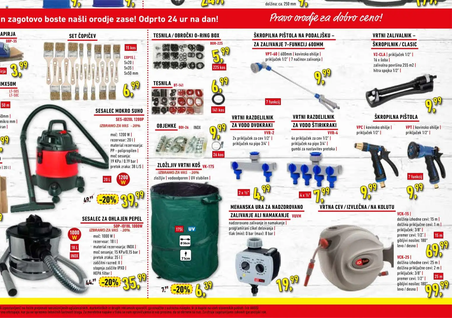 Novi Inter Diskont katalog ponudbe – veljaven od 09.06.2026 | Stran: 7 | Izdelki: Sesalec, Kos, Zalivalnik, Razdelilnik