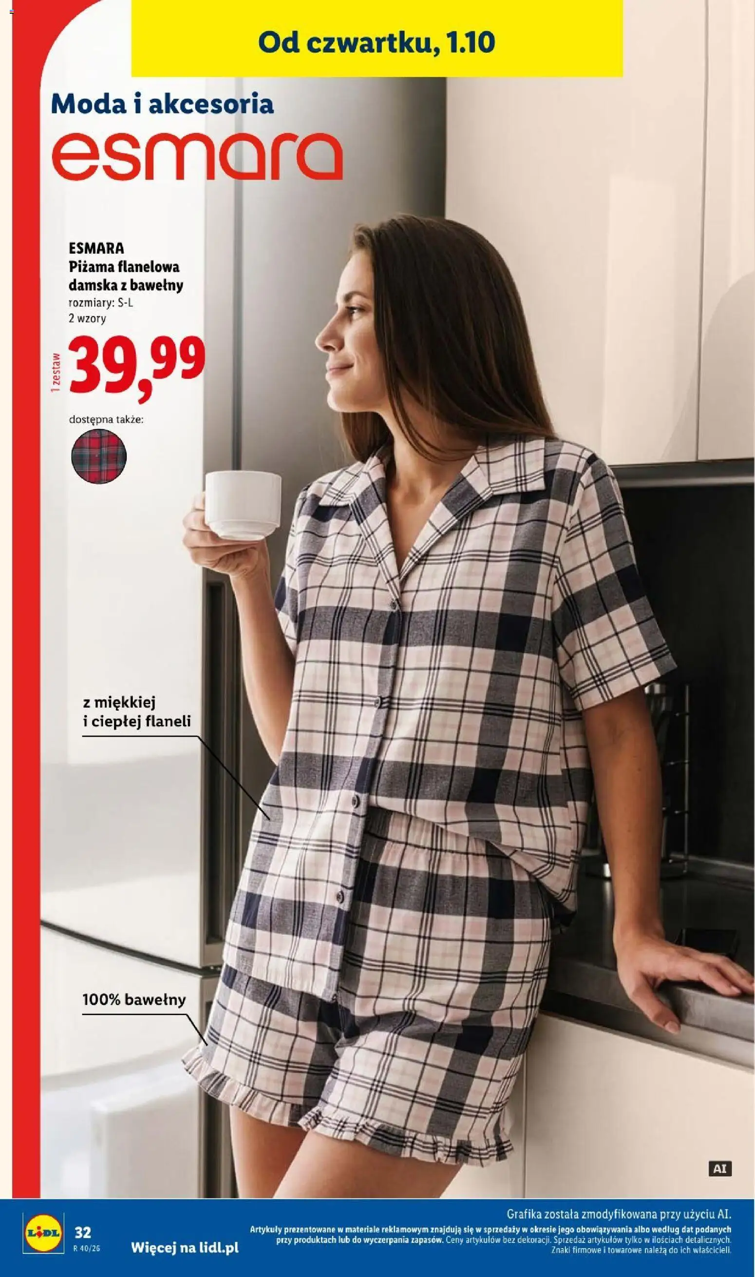 Lidl Katalog od 28.09.2026 | Strona: 40 | Produkty: Piżama