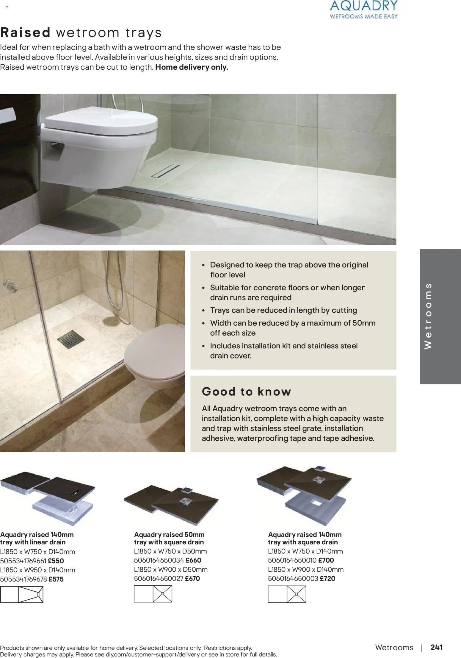 {H1} | Page: 242 | Products: Bath, Shower, Floor
