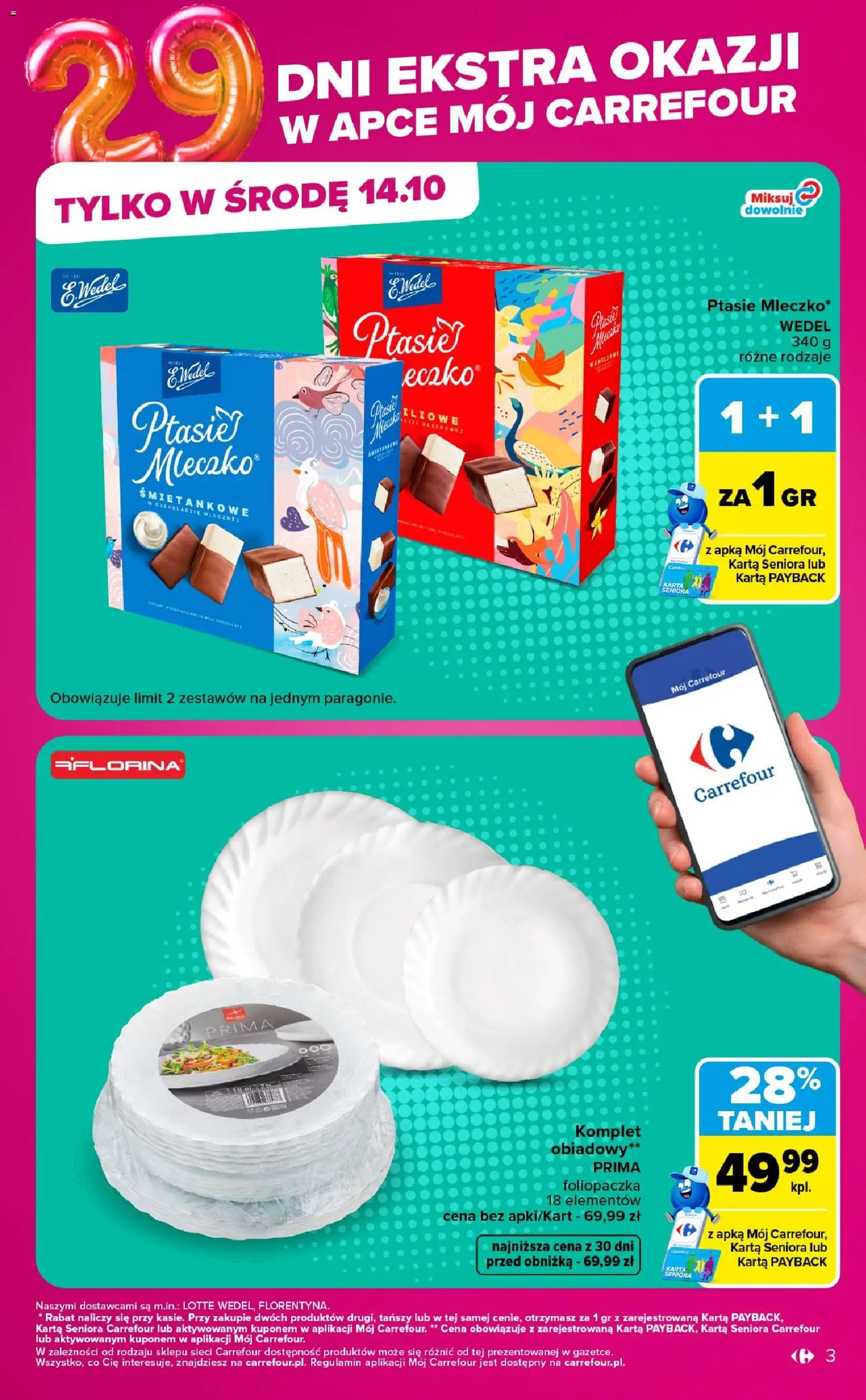 Carrefour gazetka - Market od 12.10.2026 | Strona: 3 | Produkty: Karta