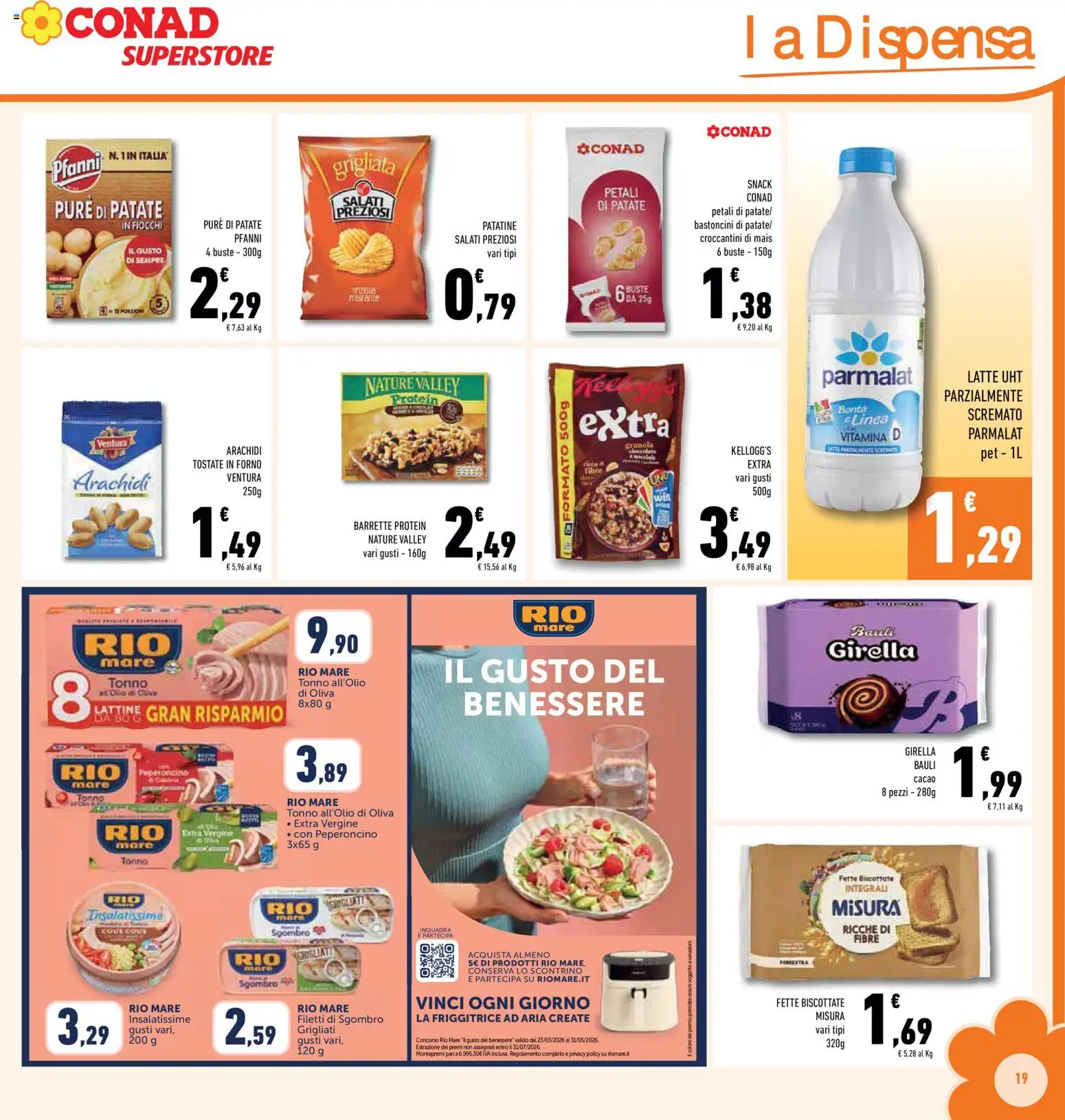 Volantino Conad del 06.05.2026 | Pagina: 19 | Prodotti: Latte, Forno, Sgombro, Olio di Oliva