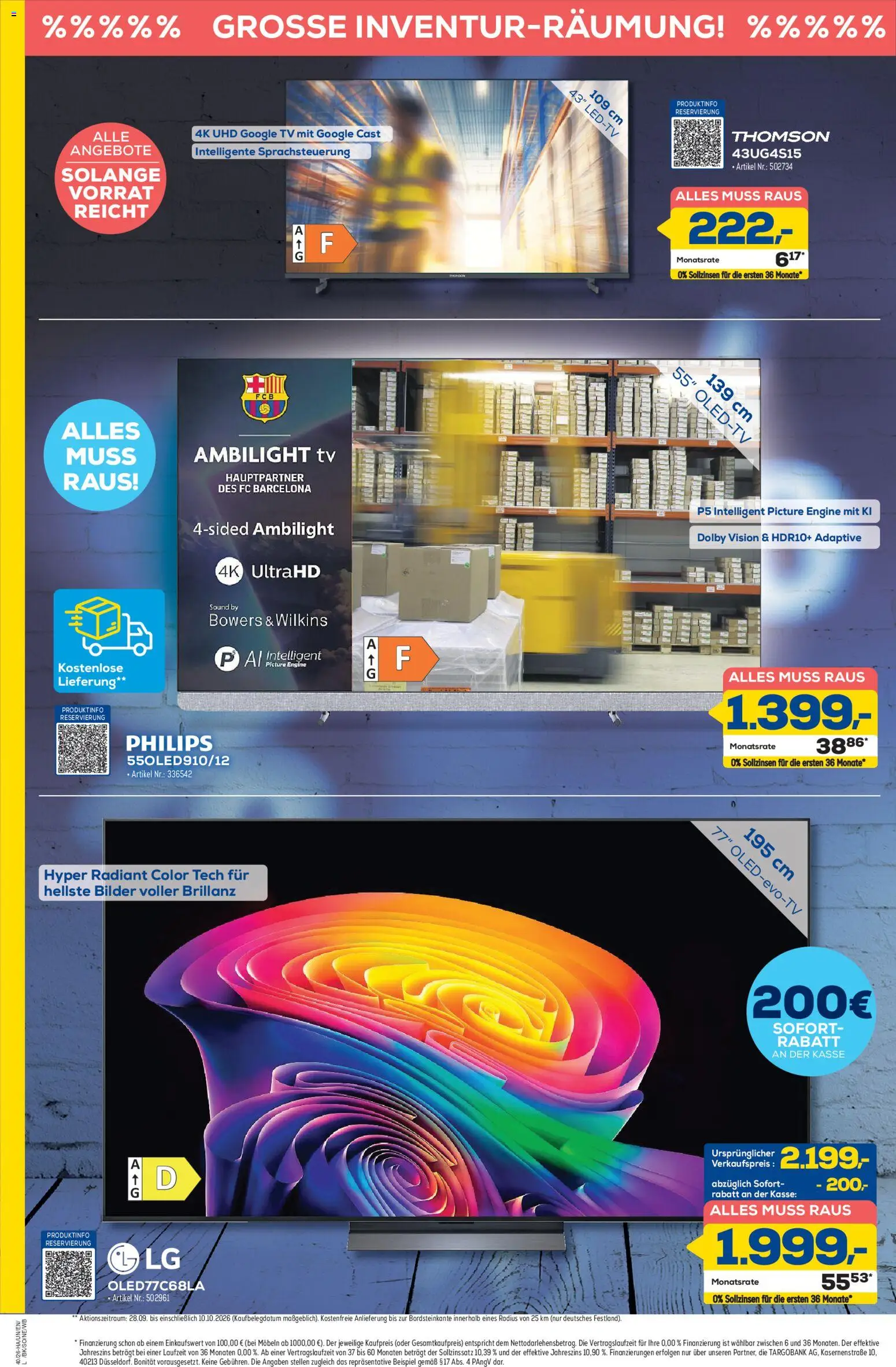 Euronics Aktueller Prospekt – gültig ab 24.09.2026 | Seite: 2 | Produkte: Philips, Bilder, TV