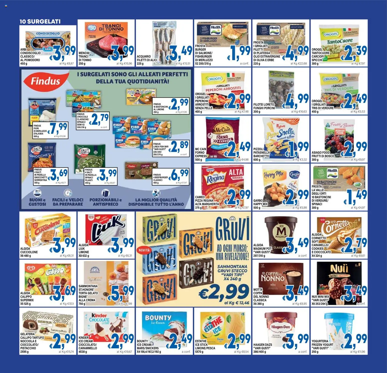 Volantino DEM del 12/08/2026 | Pagina: 10 | Prodotti: Tartufo, Frutti di bosco, Crema, Tonno