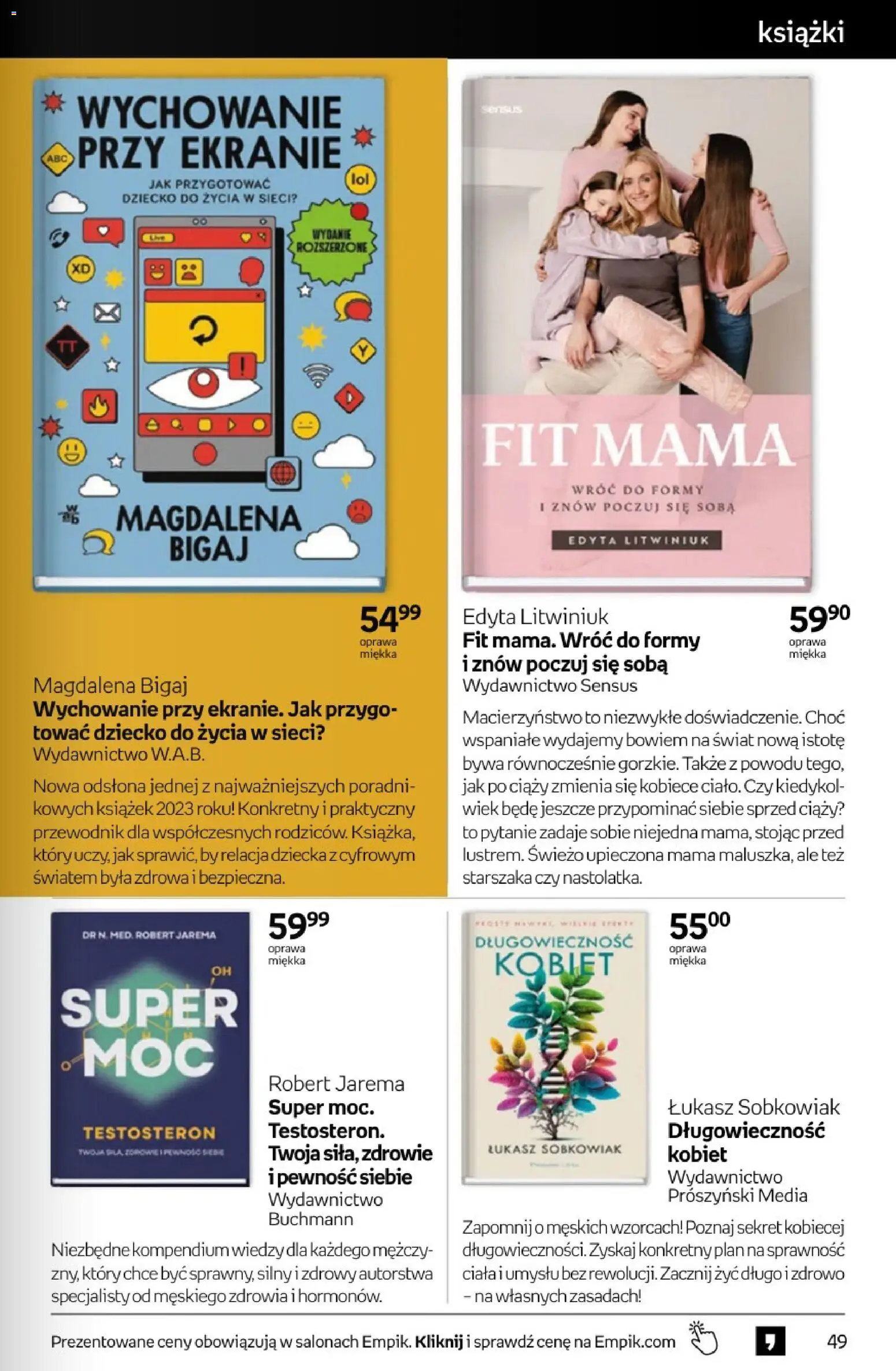 Empik promocje - Tom kultury Książki od 20.05.2026 | Strona: 49