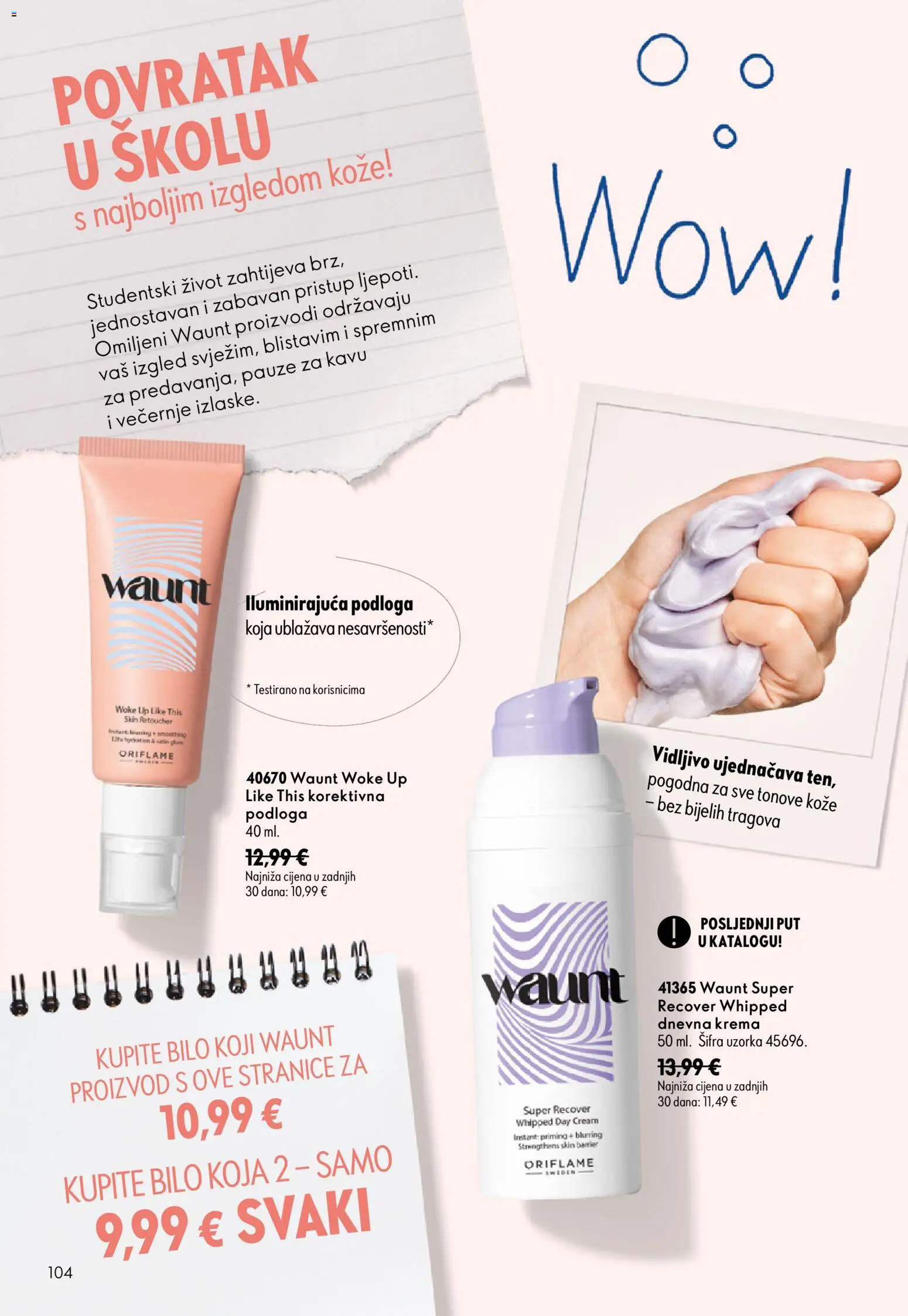 Oriflame katalog | vrijedi od 26.08.2026 | Stranica: 104 | Proizvodi: Krema, Podloga
