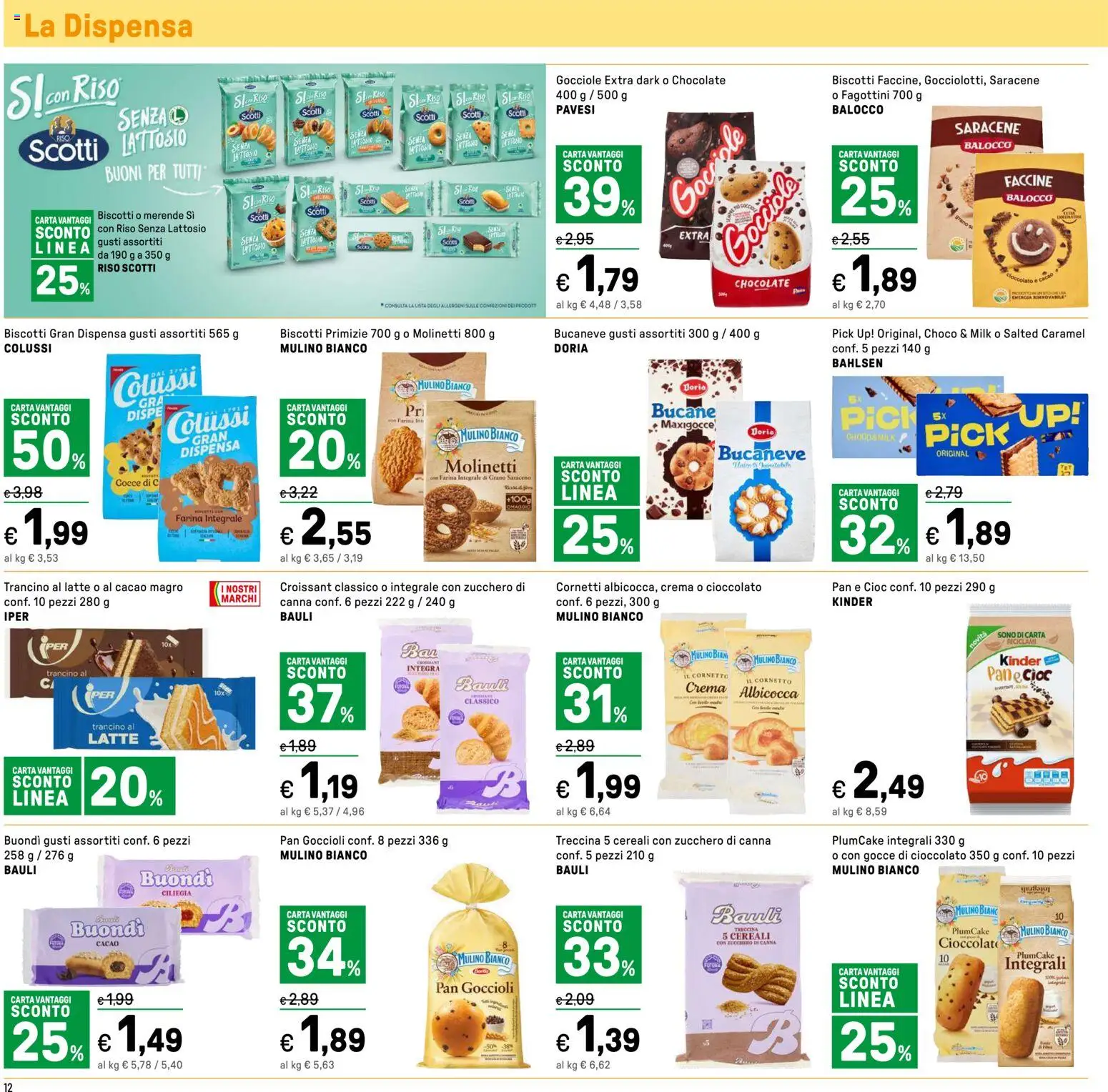 Volantino Iper del 11.05.2026 | Pagina: 12 | Prodotti: Riso, Cornetto, Latte, Farina