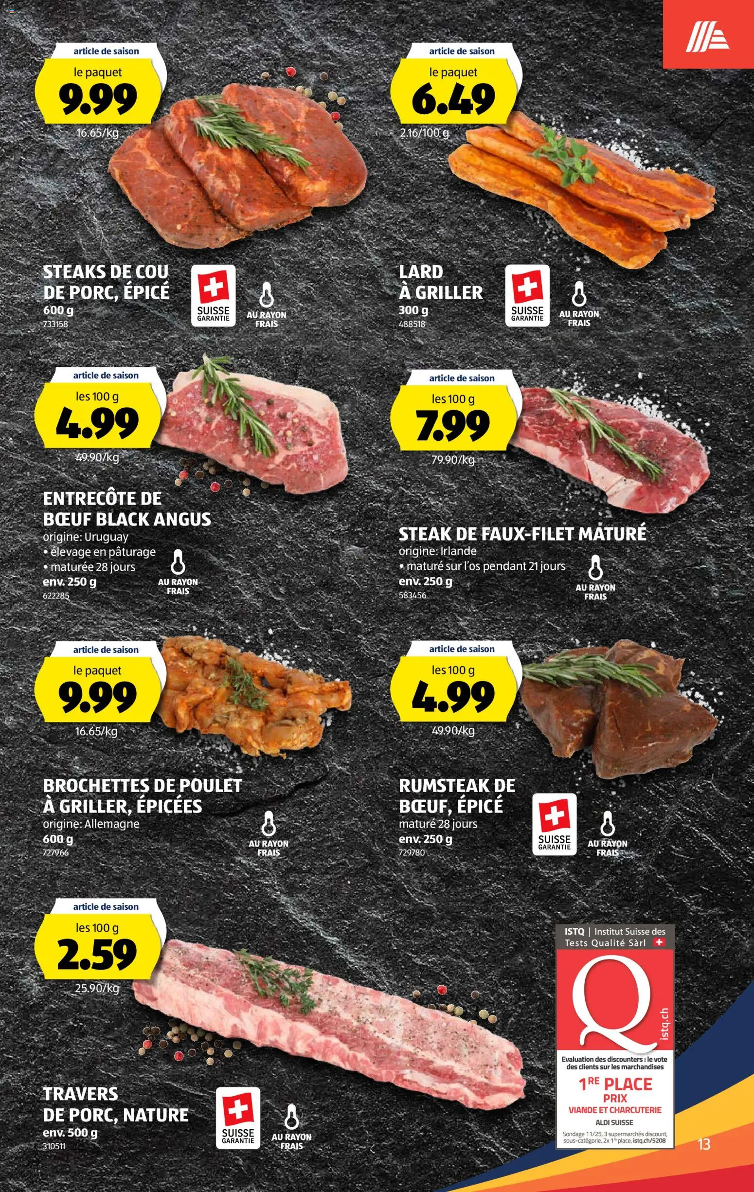 Aldi aktionen FR – gültig ab 09.07.2026 | Seite: 13 | Produkte: Griller