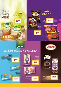 Billa leták platný od 30.09.2026 | Strana: 15 | Produkty: Sušienky, Polievky, Čokoláda, Kimchi