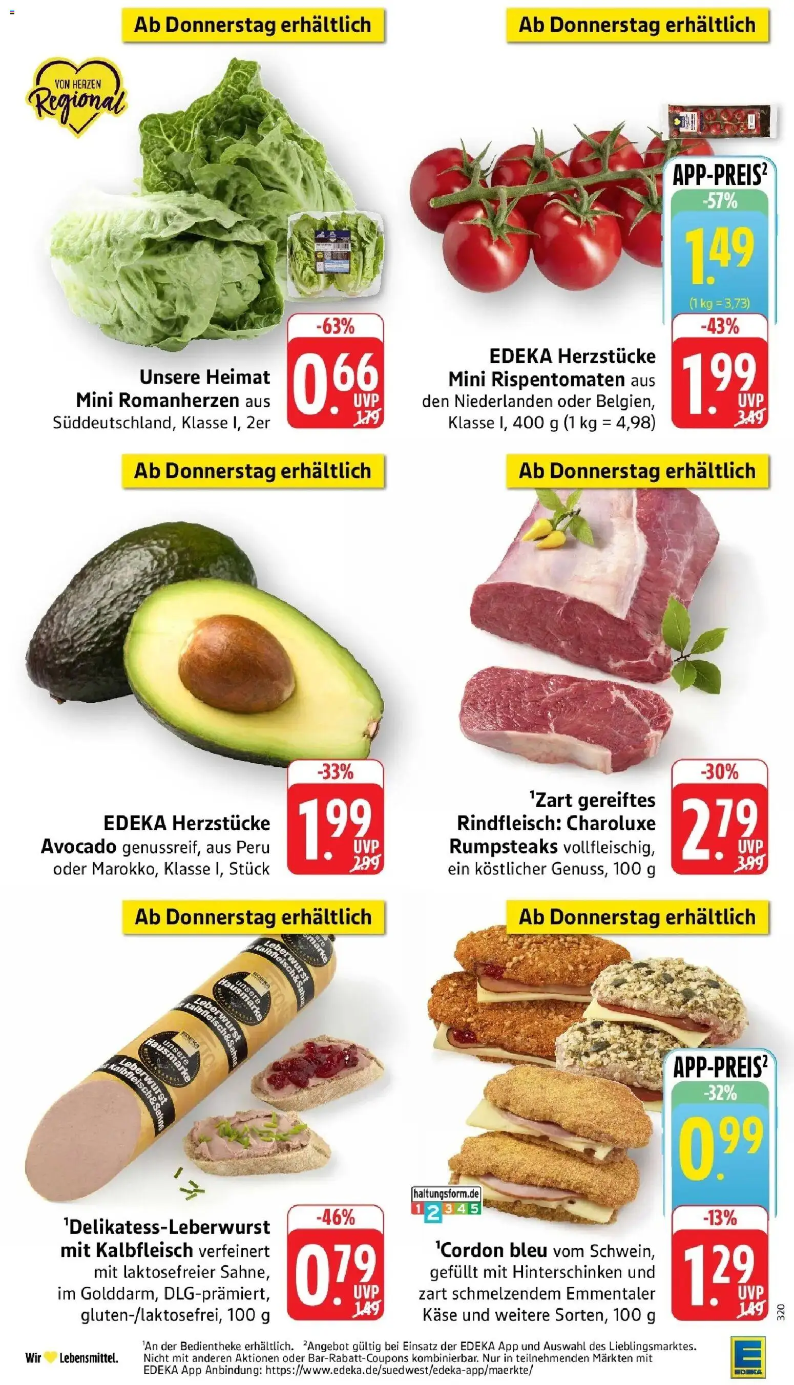Edeka Prospekt Römerberg (ab 05.10.2026) » Angebote Online | Seite: 48 | Produkte: Käse, Wurst, Rindfleisch, Sahne