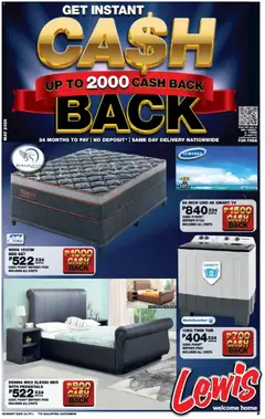 Lewis Stores specials catalogue – valid from 11.05.2026
