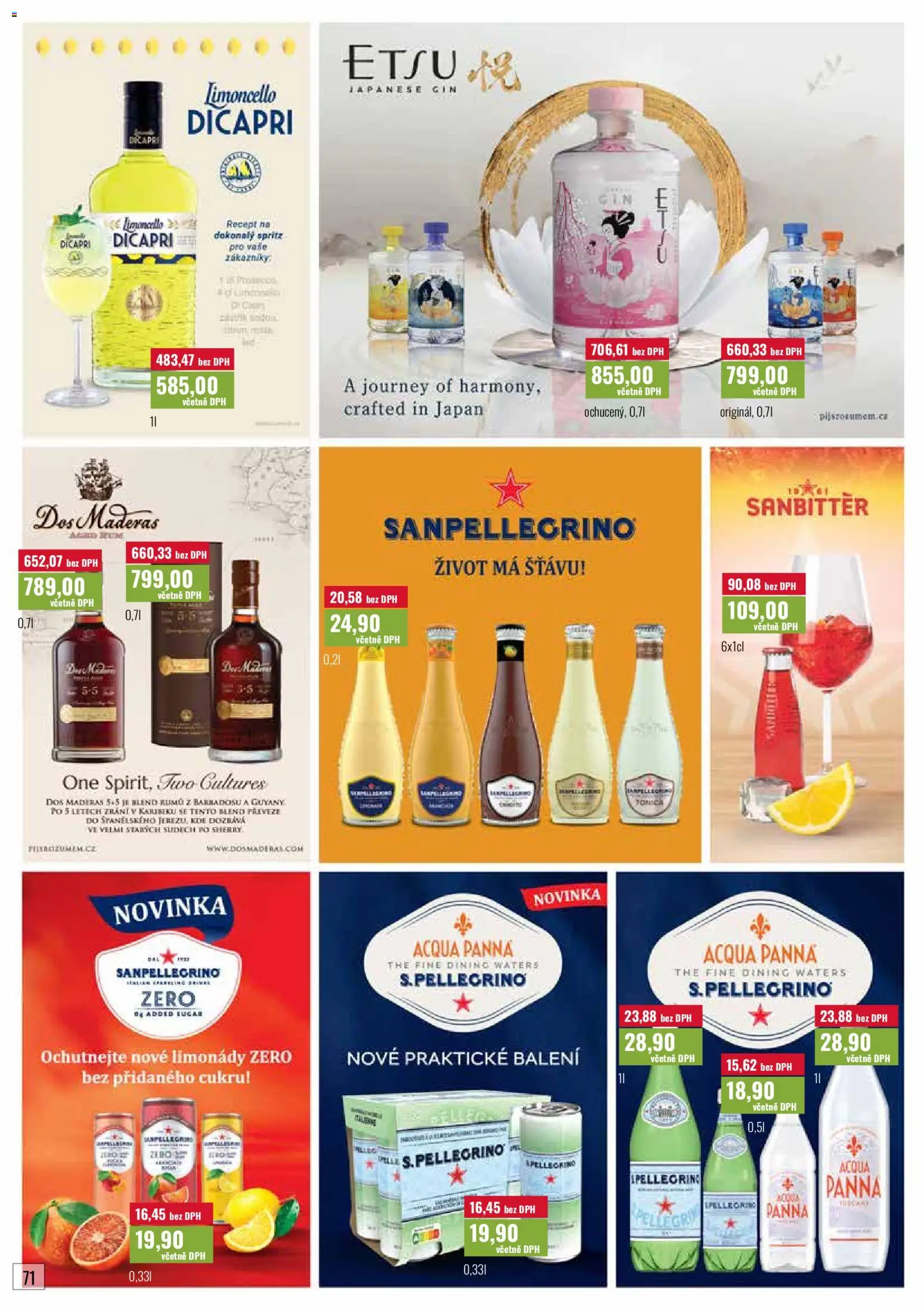 Ratio leták od 01.08.2026 | Strana: 72 | Produkty: Sanbitter, Spritz, Limoncello