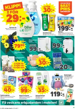 Stora Coop erbjudanden - Förhandsvisning av reklamblad från butik Stora Coop aktuell från 01.06.2026 | Sida: 11 | Produkter: Schampo, Balsam, Tvål, Galler