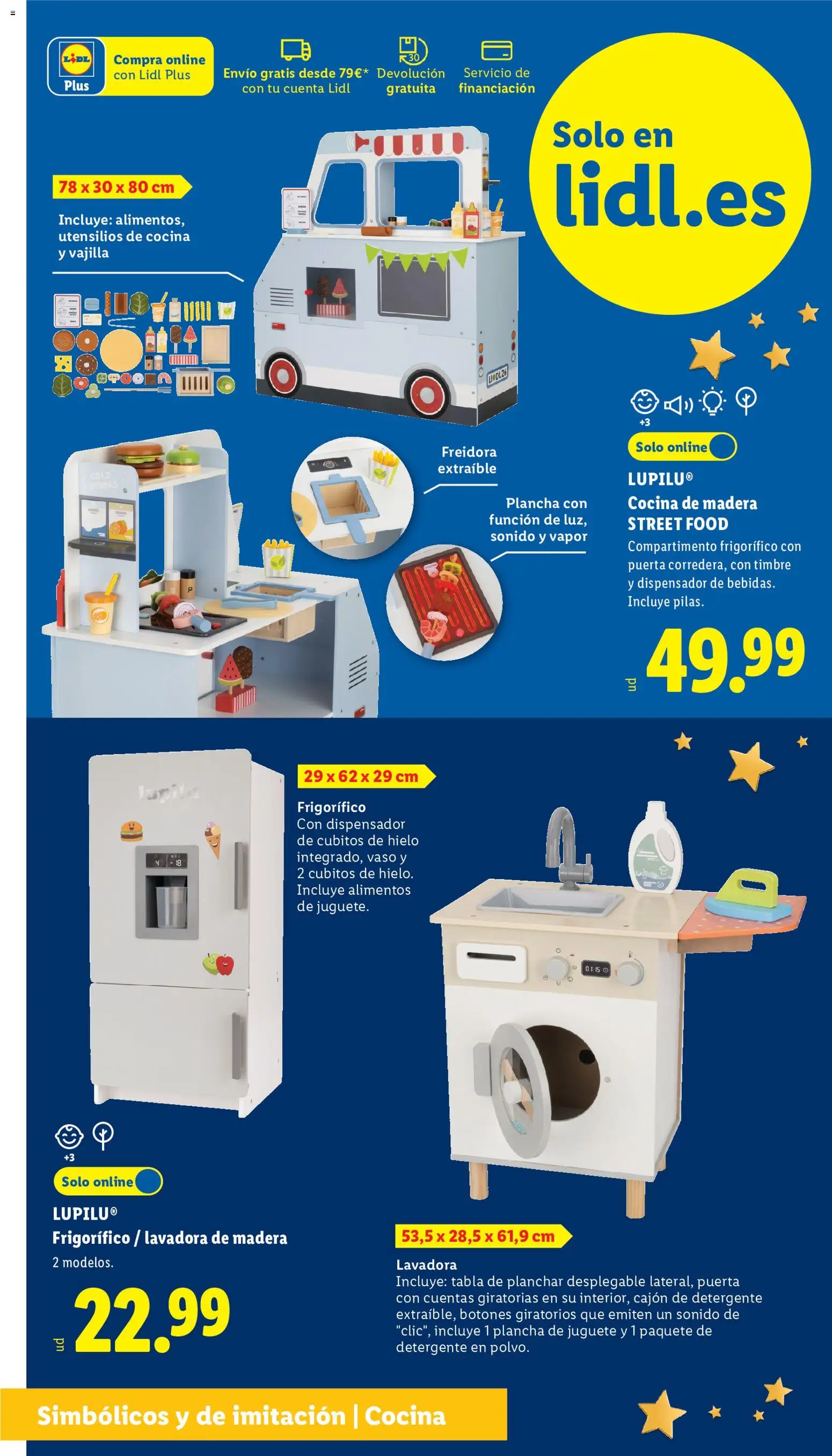 Lidl - Juguetes de imitación │ válido desde el 21/10/2026 | Página: 10 | Productos: Hielo, Tabla de planchar, Cocina, Plancha