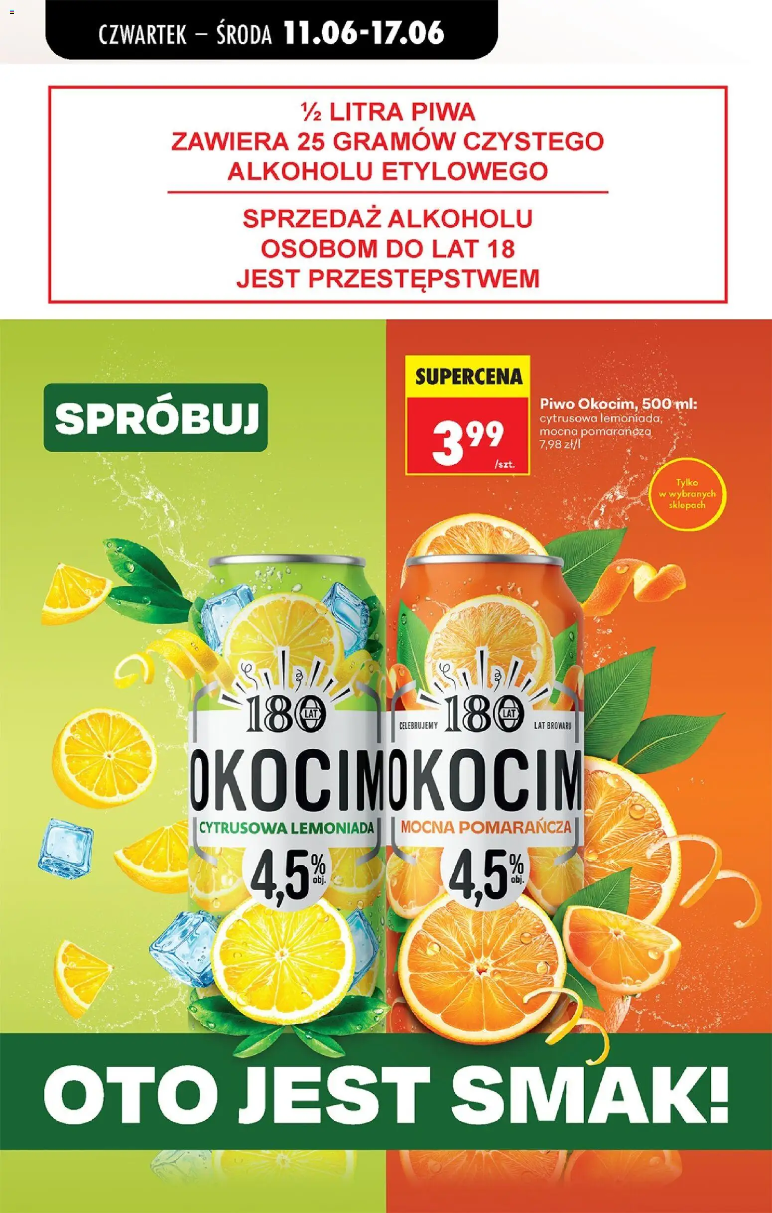 Biedronka gazetka od czwartku od 11.06.2026 | Strona: 59 | Produkty: Piwo