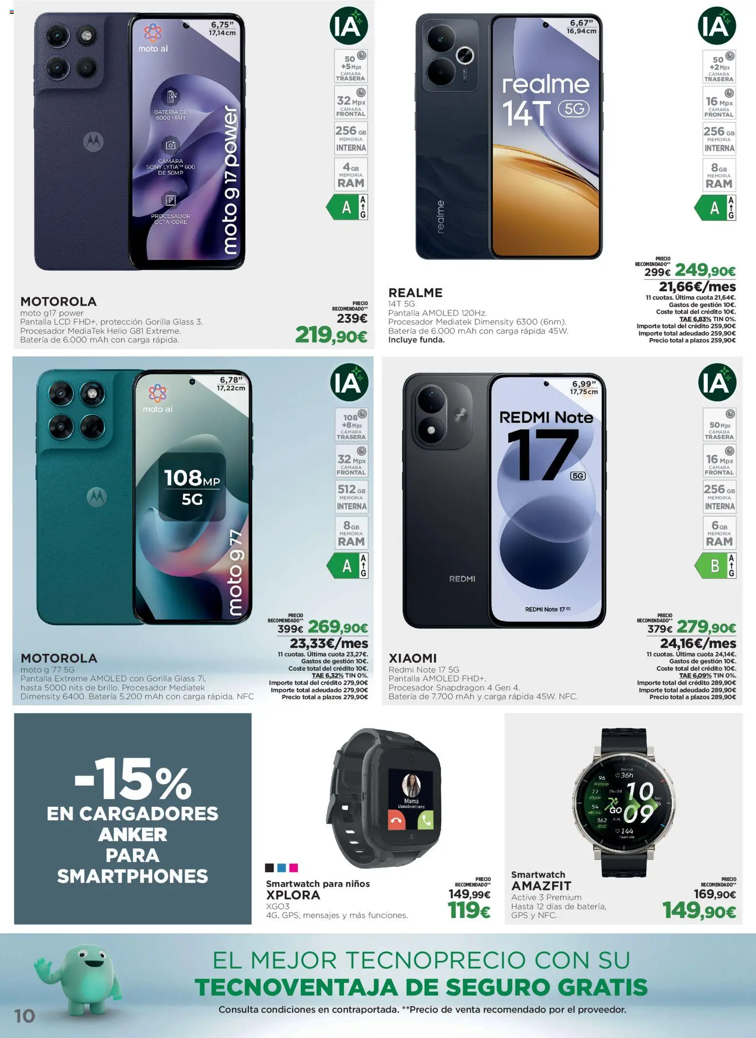 El Corte Inglés Los Tecnoprecios │ válido desde el 26/10/2026 | Página: 10 | Productos: Cámara, Batería