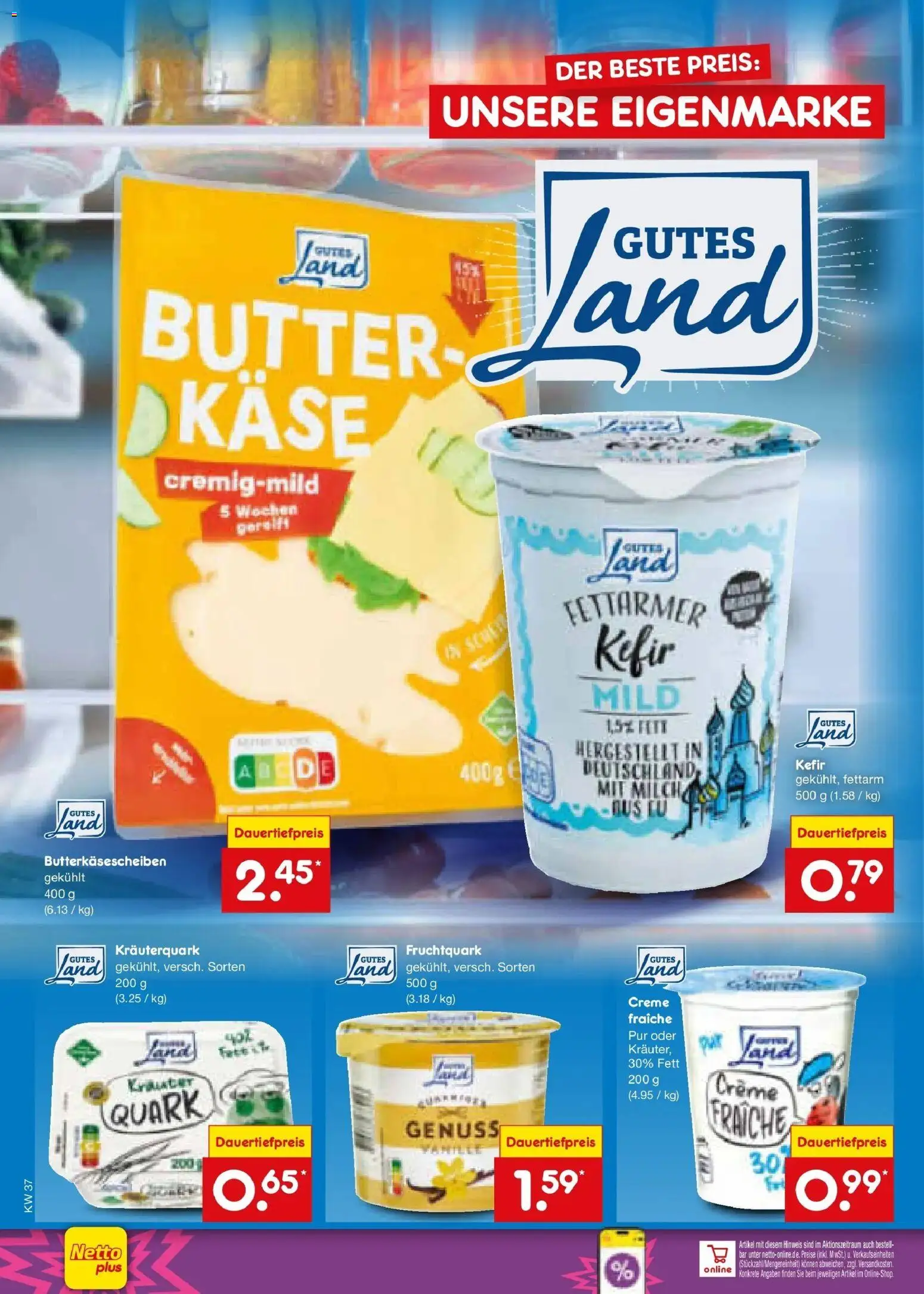 Netto Marken-Discount Prospekt Unna – gültig ab 07.09.2026 | Seite: 22 | Produkte: Kefir, Quark, Milch, Käse